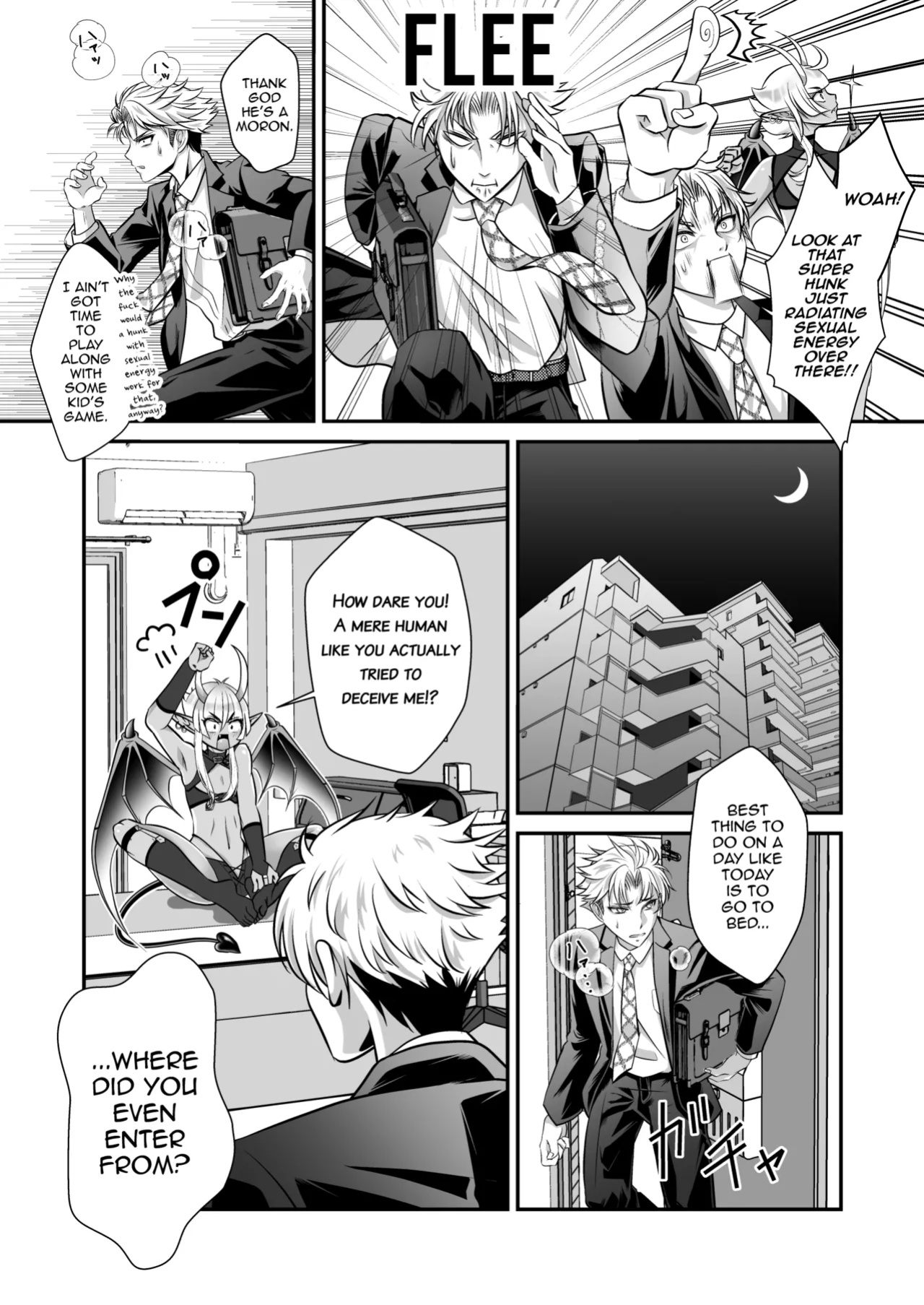 [Shounen Marionette (Kuonji Shutaka)] Shukudai de Ningen to Ecchi suru Inma-kun ♂-tachi no Hon: "Inma no Kizoku nara Gakkou no Shukudai nante Rakushou!... na Hazu" [mysterymeat3]