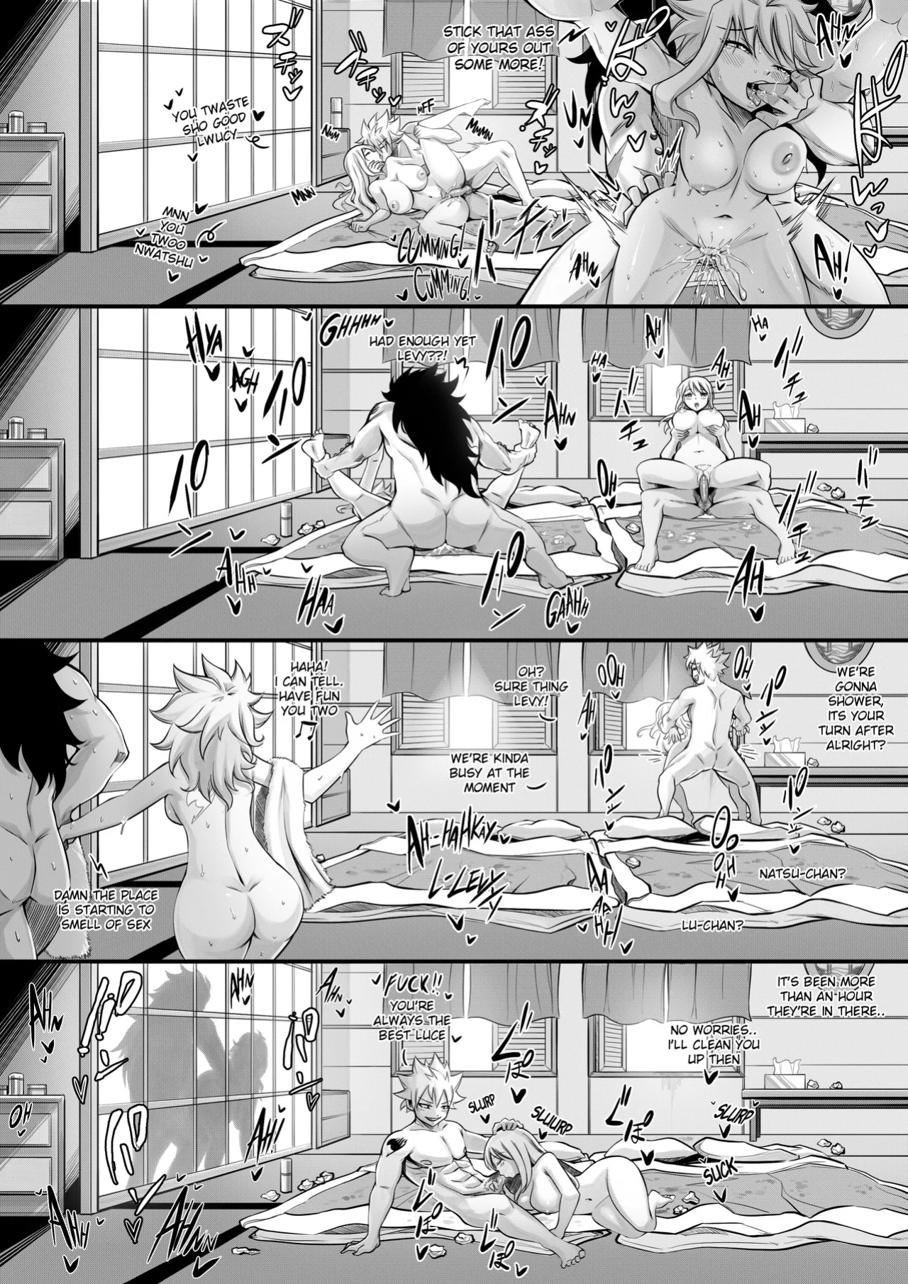 [Joshdinobarney] Summer Dragon Taming Doujin (Fairy Tail) [Uncensored]
