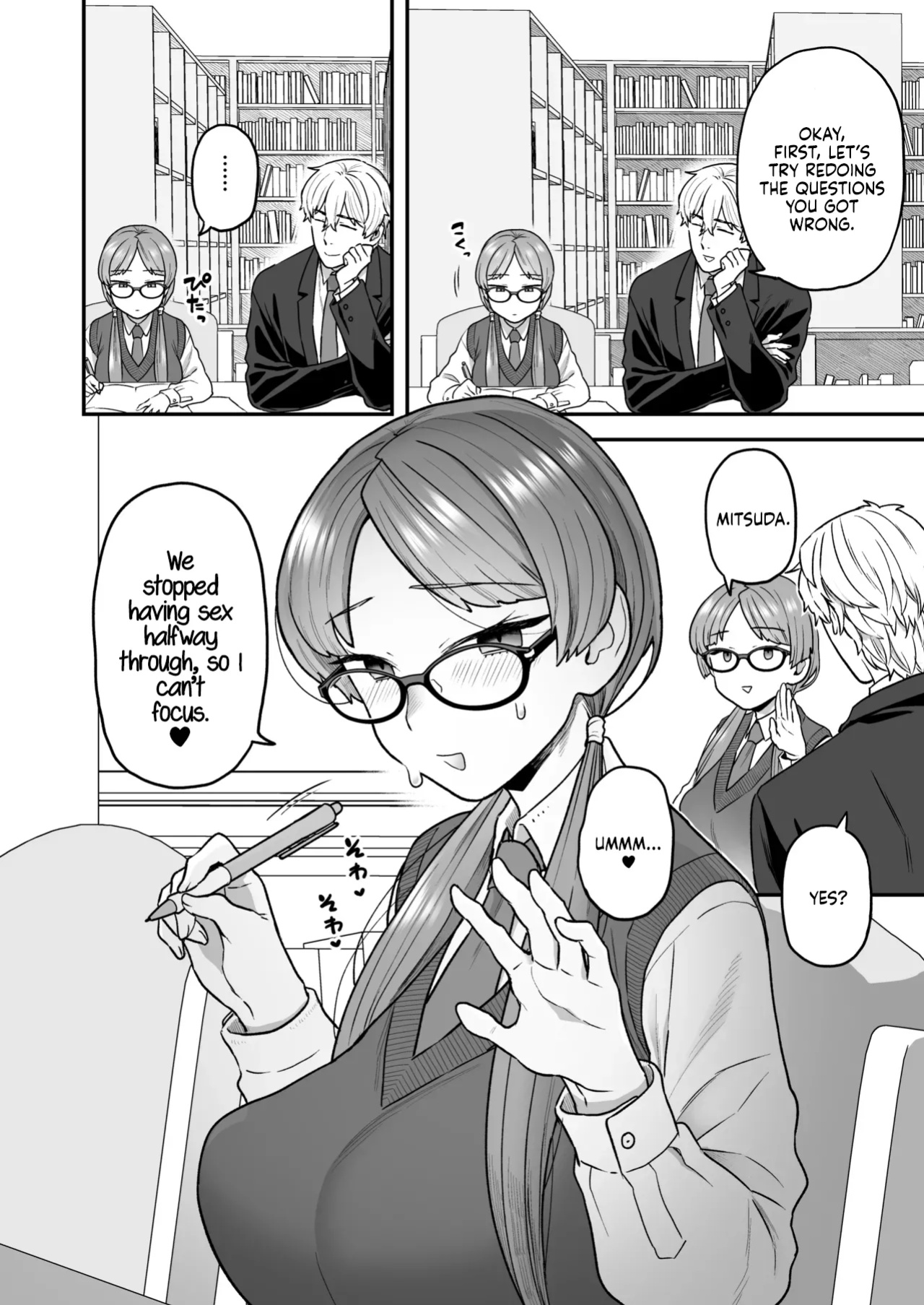 [Sayonara Hornet (Yoshiragi)] Iinchou to Mitsuda-kun Soushuuhen 1 + alpha | The Class President and Mitsuda-kun Compilation 1 + alpha [rez_a]
