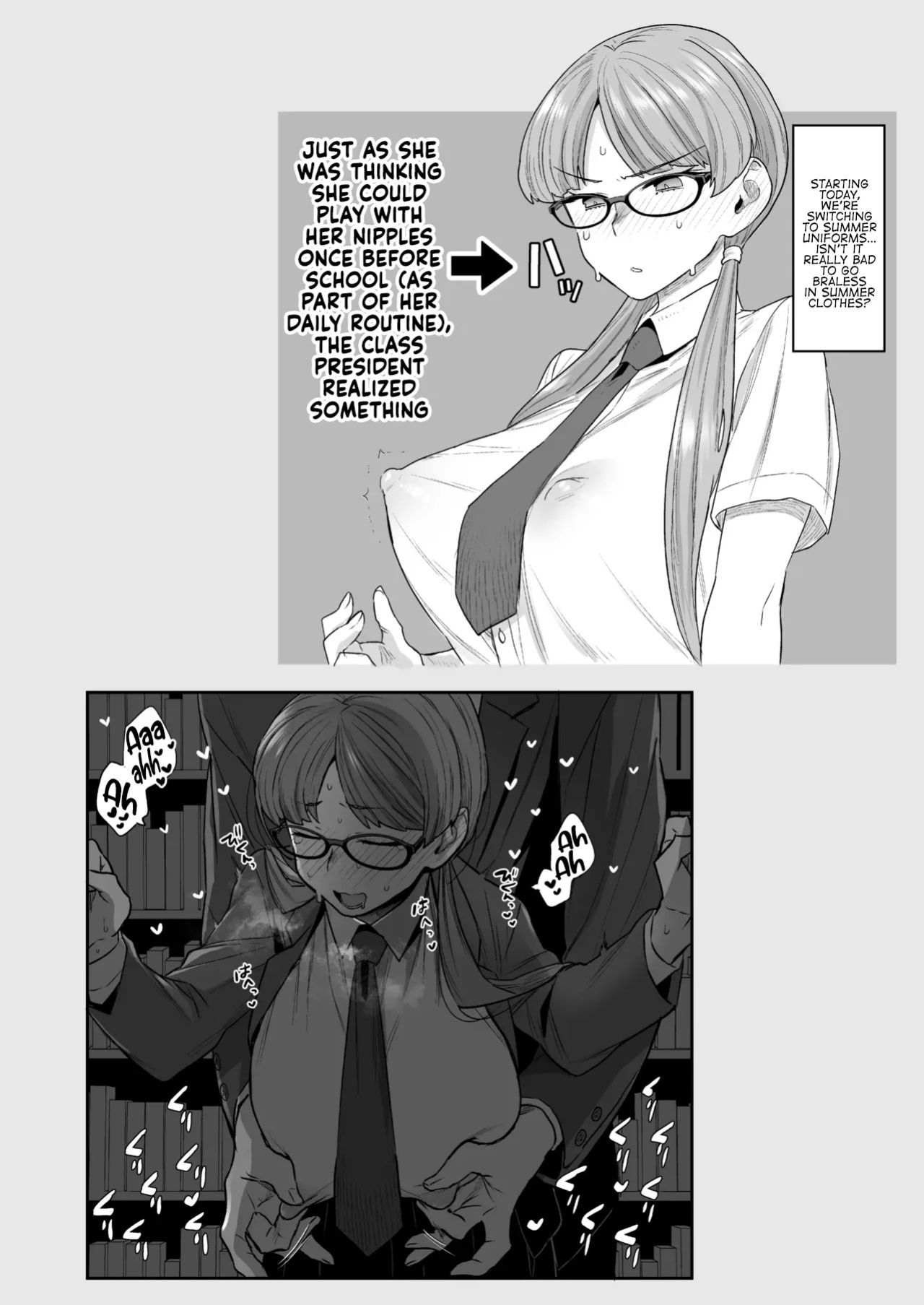 [Sayonara Hornet (Yoshiragi)] Iinchou to Mitsuda-kun Soushuuhen 1 + alpha | The Class President and Mitsuda-kun Compilation 1 + alpha [rez_a]