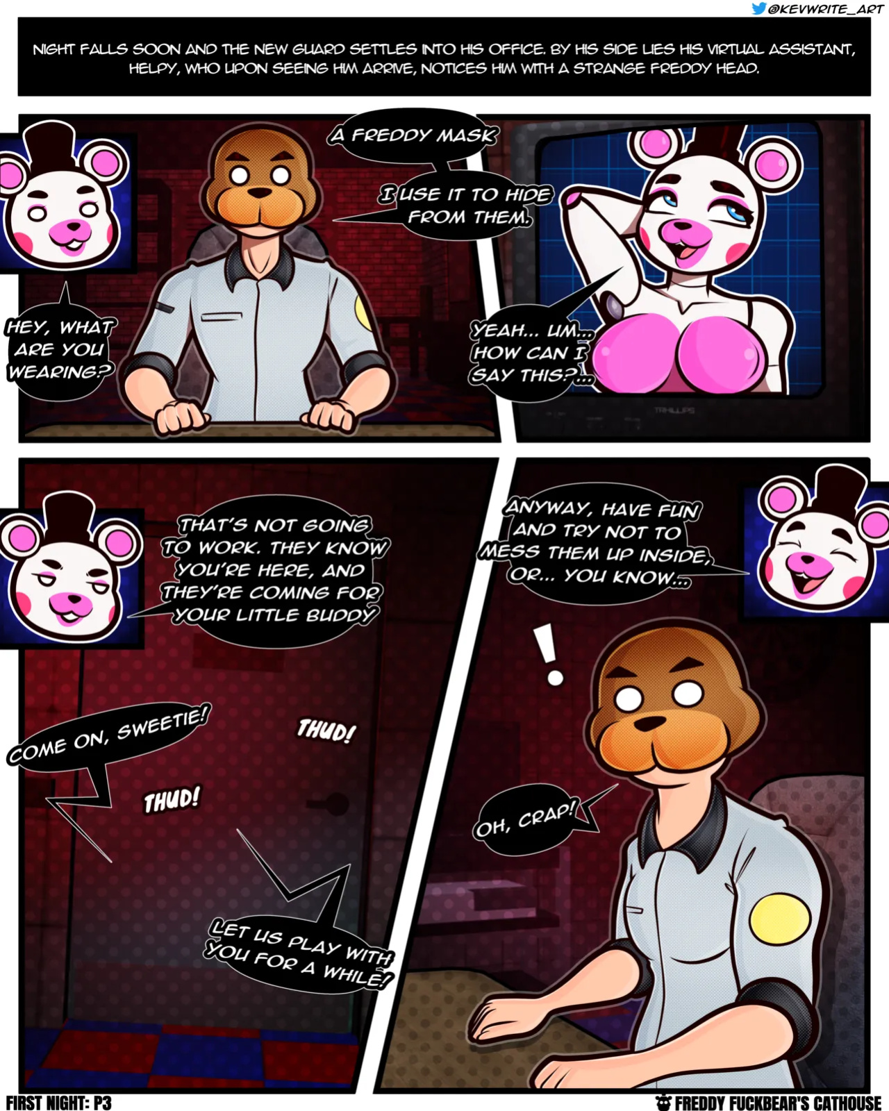 [KevWrite] Freddy Fuckbear's Cathouse: First Night (Five Nights at Freddy's)