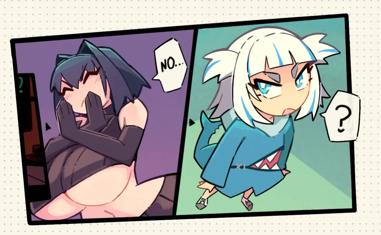 [PixZapix] Gura x Kronii (Hololive)