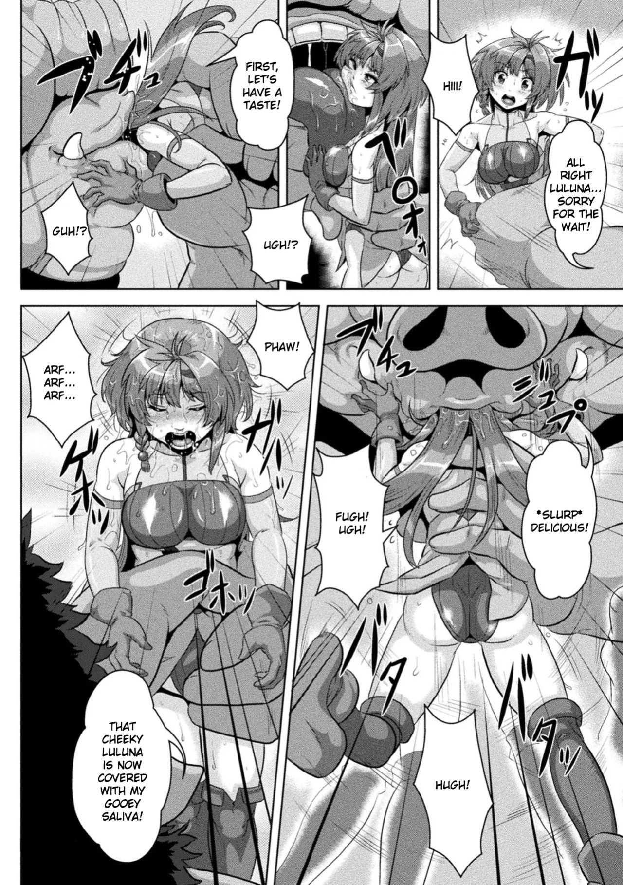 [Risei] Kakutou Shoujyo Ruruna no Haiboku ~Chitsu Kakuchou Onaho Ochi~ (2D Comic Magazine - Syukusyouka Hiroin Kyousei Onahole Keikaku Vol. 1)