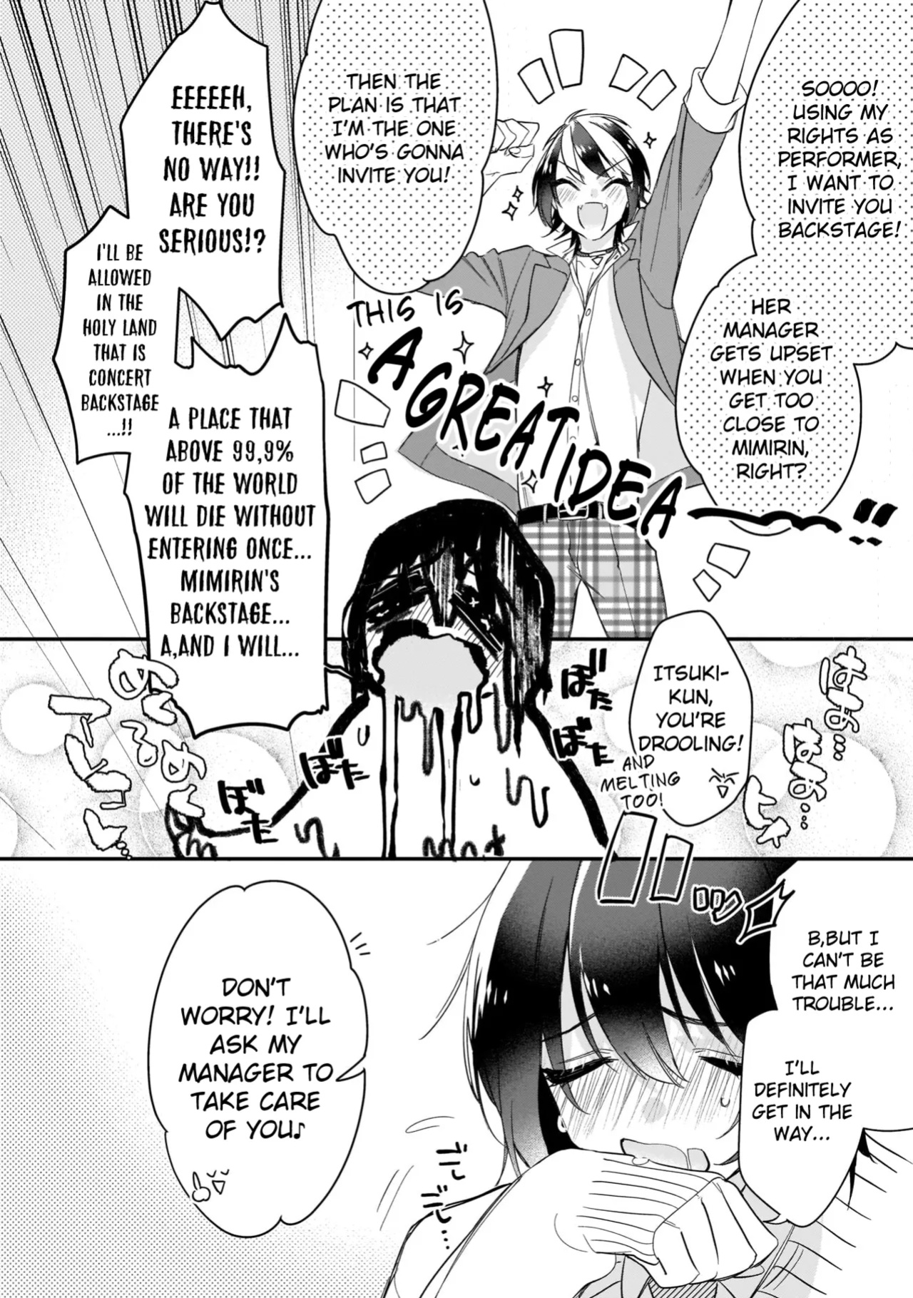 [Shiromitsu Daiya] Boku no oshi wa yoru ni torokeru (Tokuten-tsuki)