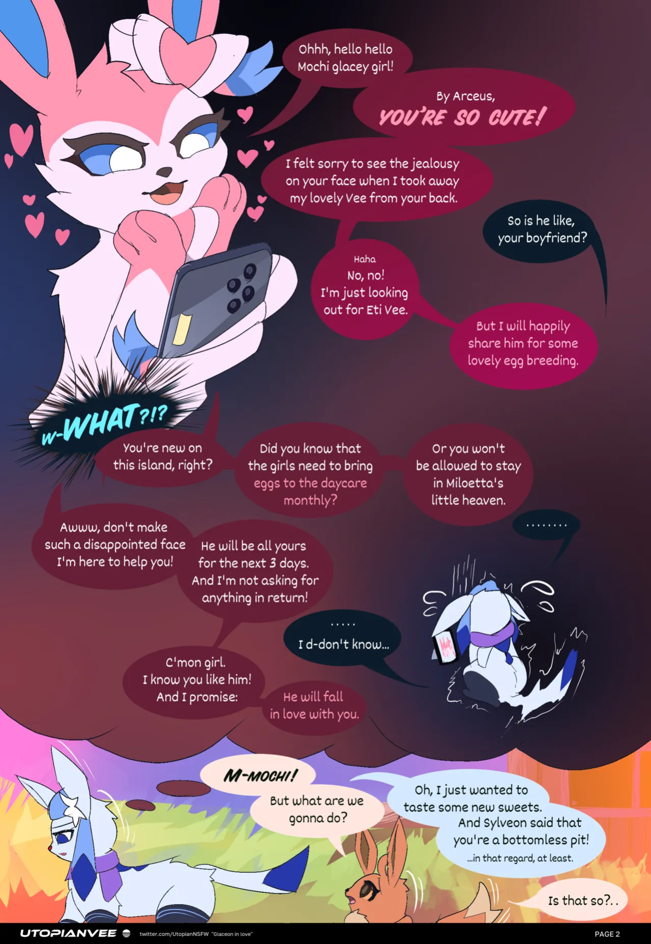 [UtopianVee] Glaceon in Love (Pokemon) COMPLETE