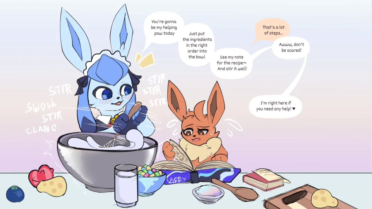 [UtopianVee] Glaceon in Love (Pokemon) COMPLETE