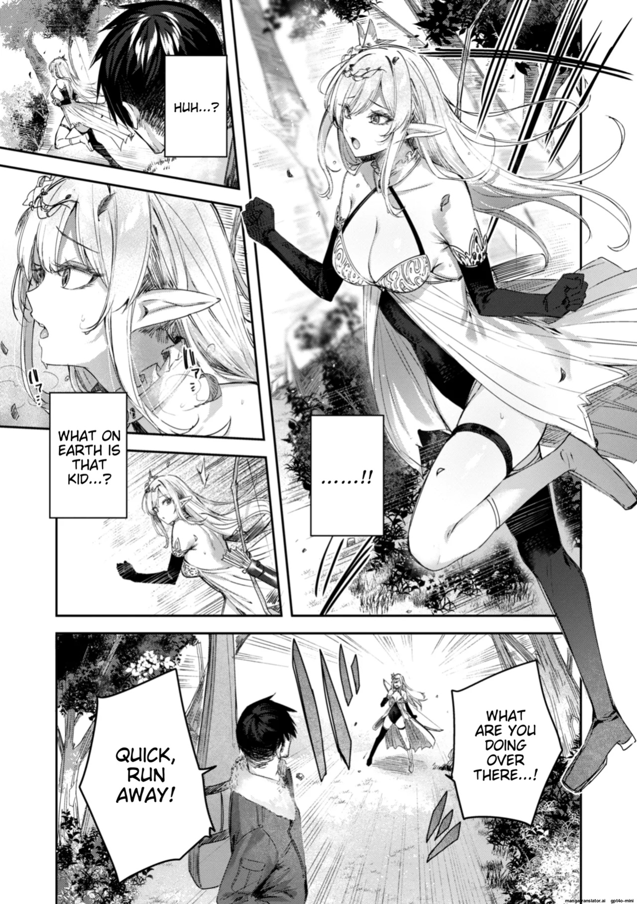 [kakao] Dokushin Hunter no Deai wa Elf no Mori de | The Single Hunter Meets Girl in The Elven Forest