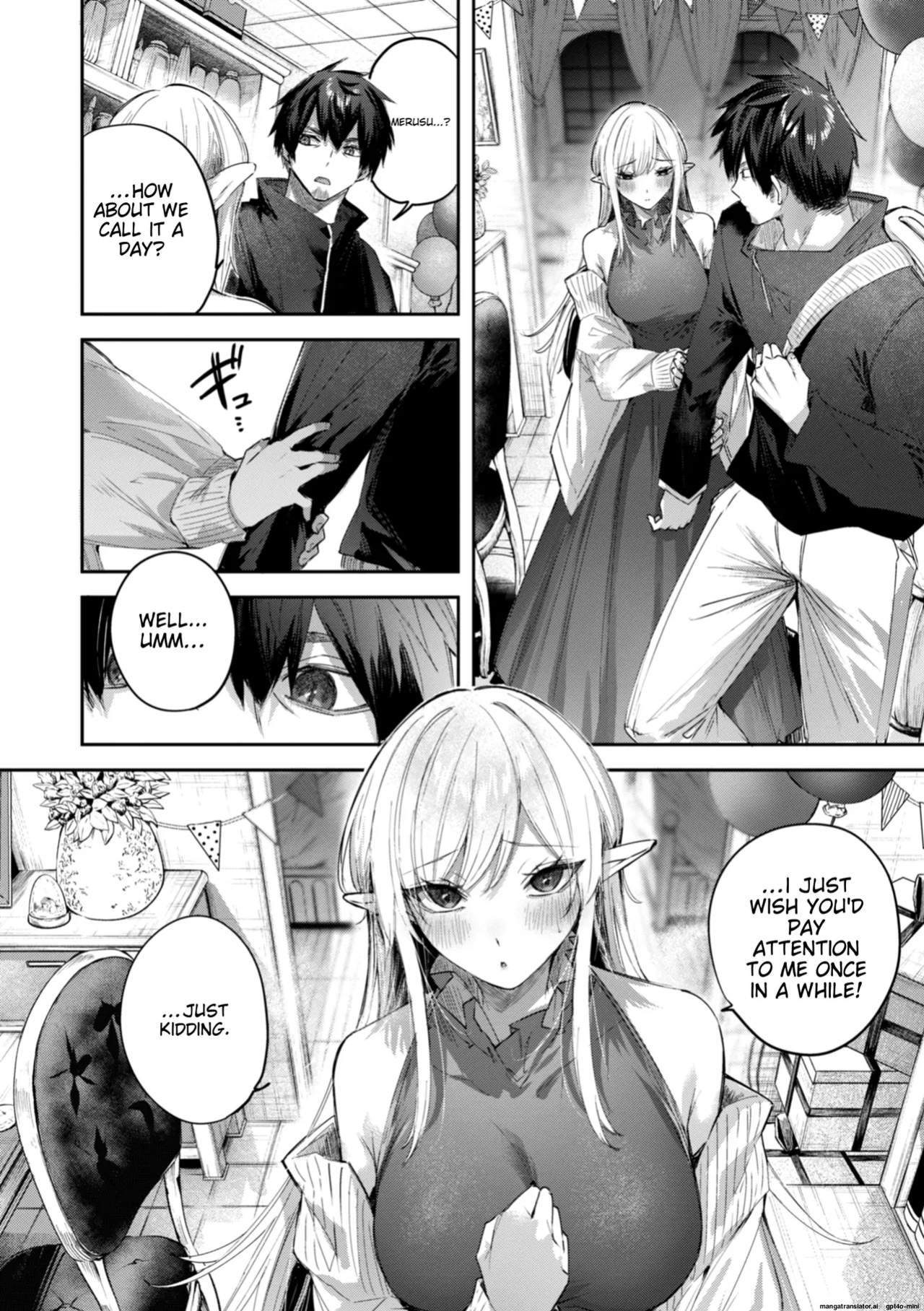 [kakao] Dokushin Hunter no Deai wa Elf no Mori de | The Single Hunter Meets Girl in The Elven Forest