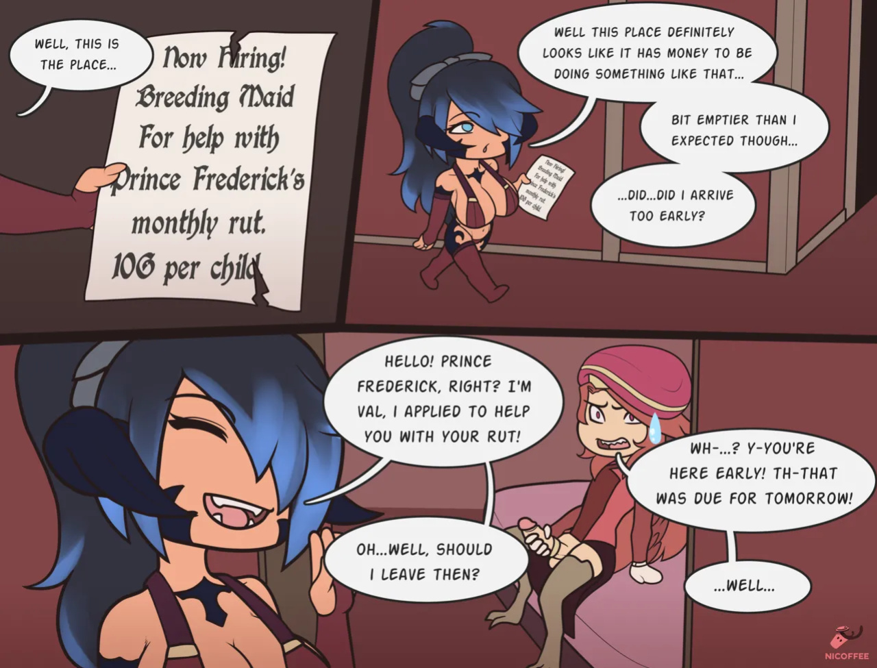 [Nicoffee] - Emergency Hire, Val and Frederick