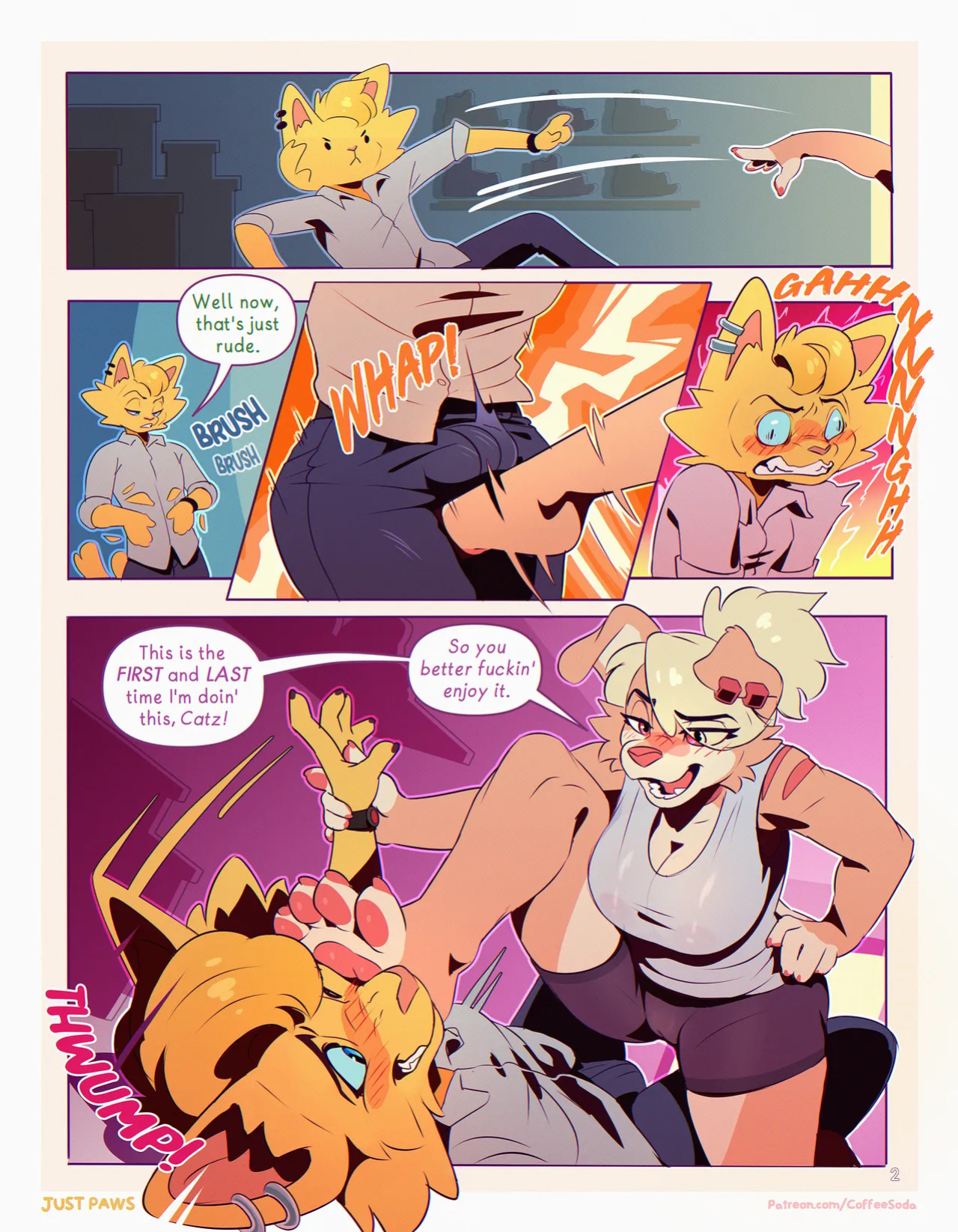 [CoffeeSoda] A Silly Comic for a Pesky Cat!
