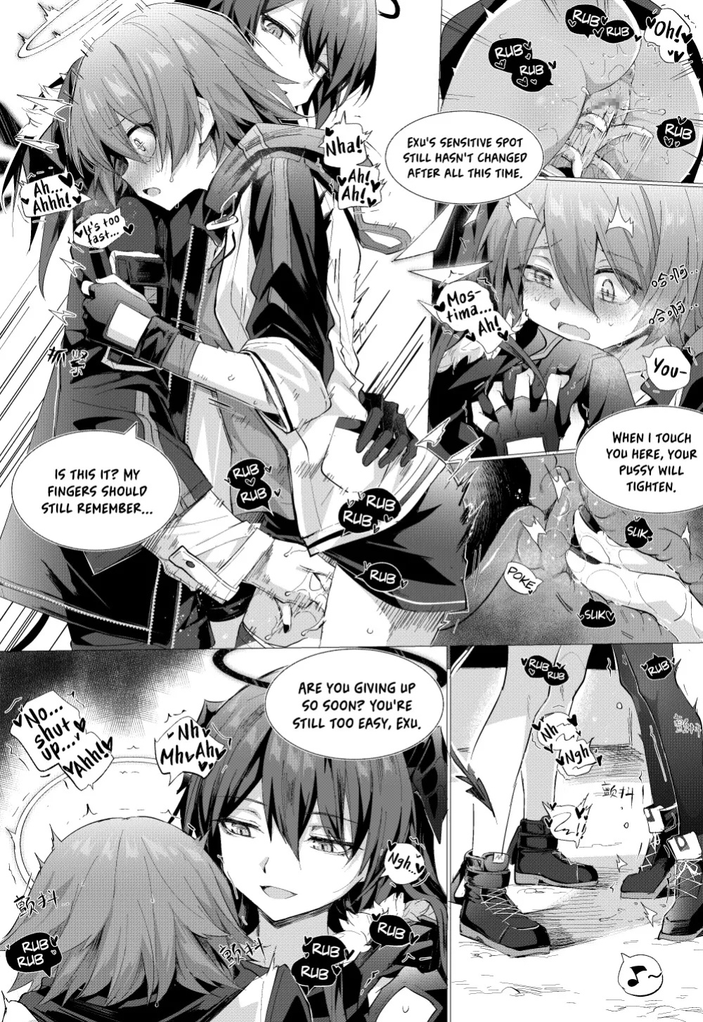 [kataokasan] Mostima x Exusiai Short Story (Arknights) [DKKMD Translations]