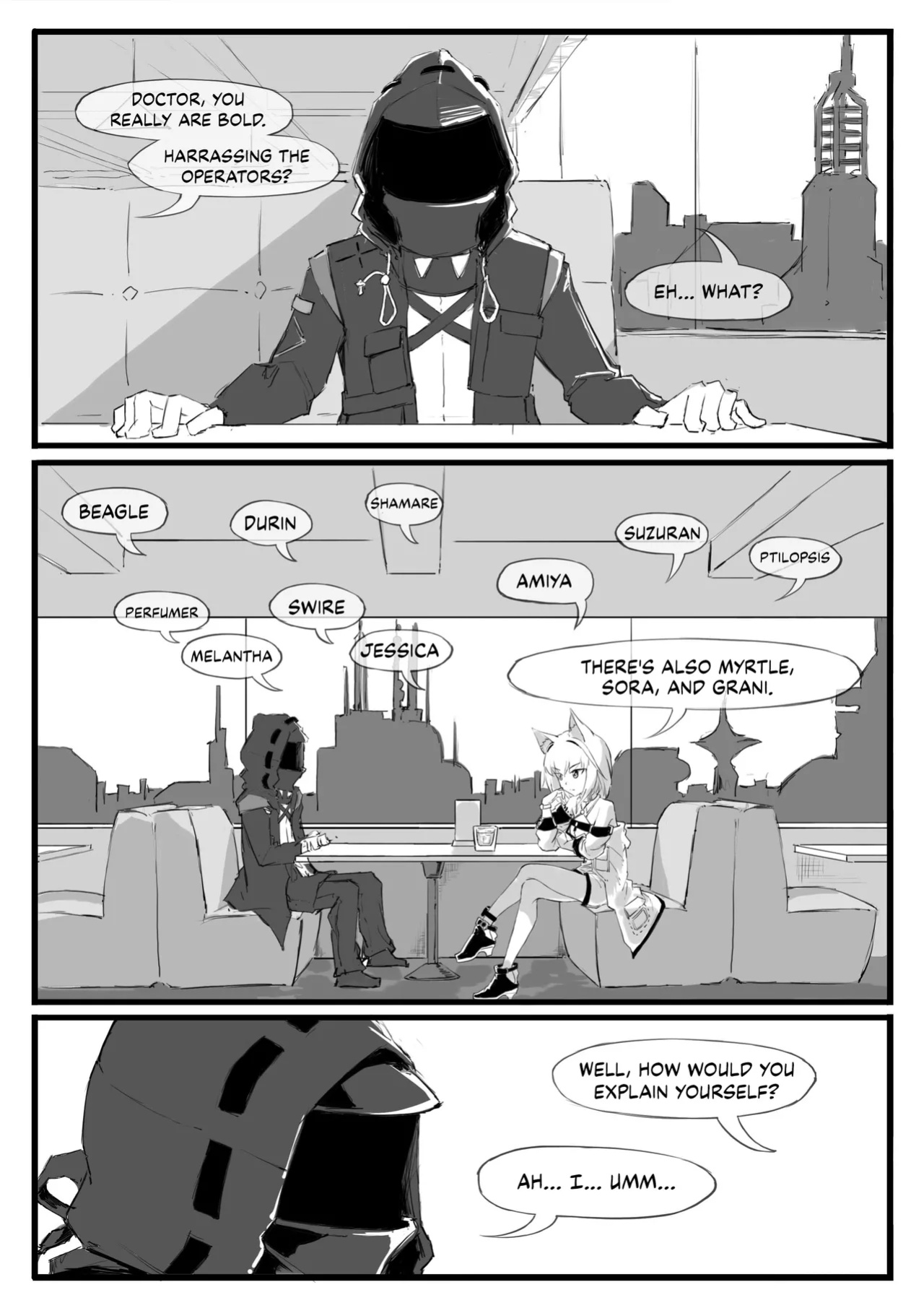 [saluky] The Time Kal’Tsit Got Hypnotized (Arknights) [DKKMD Translations]