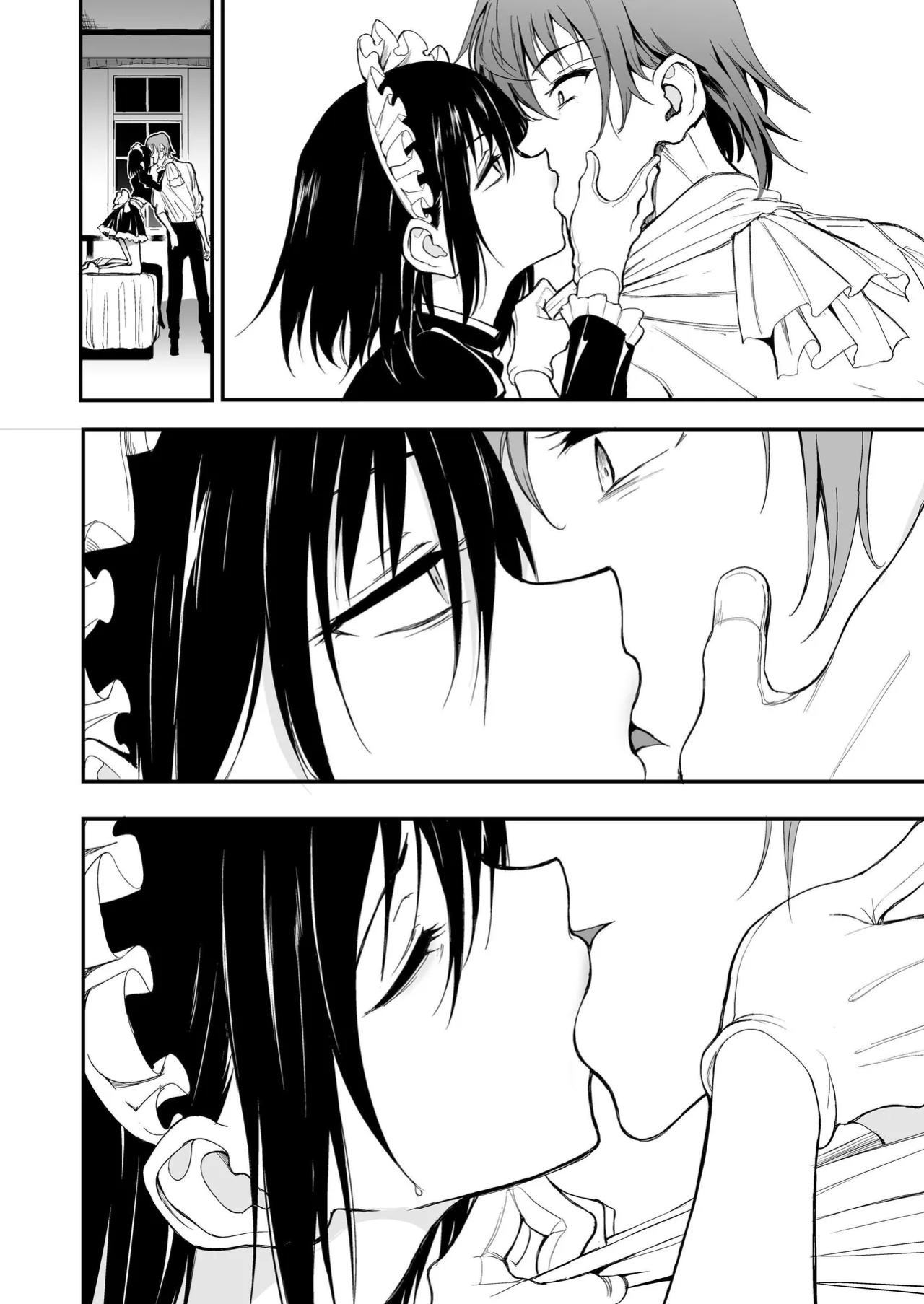 [Kyockchokyock (Kyockcho)] Maid Kyouiku. 7 -Botsuraku Kizoku Rurikawa Tsubaki- | Maid Education 7 -Fallen Aristocrat Rurikawa Tsubaki- [Benri]
