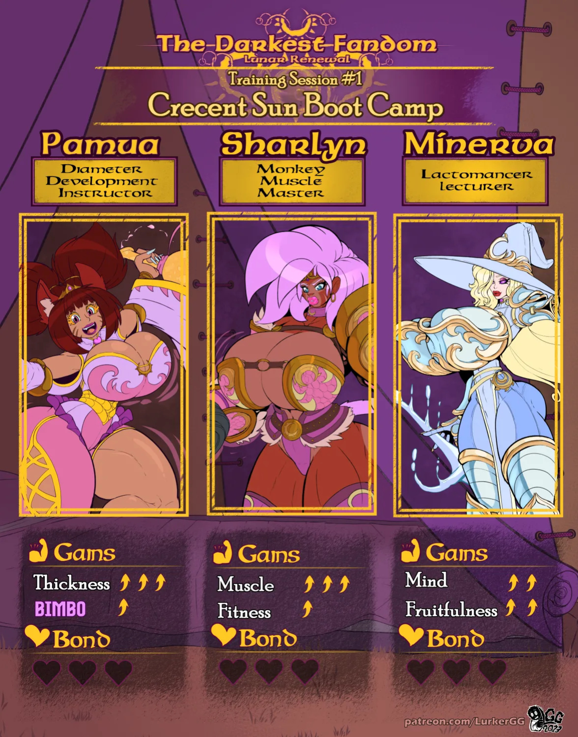 Darkest Fandom Lunar Renewal, Growth Adventure (LurkerGG)