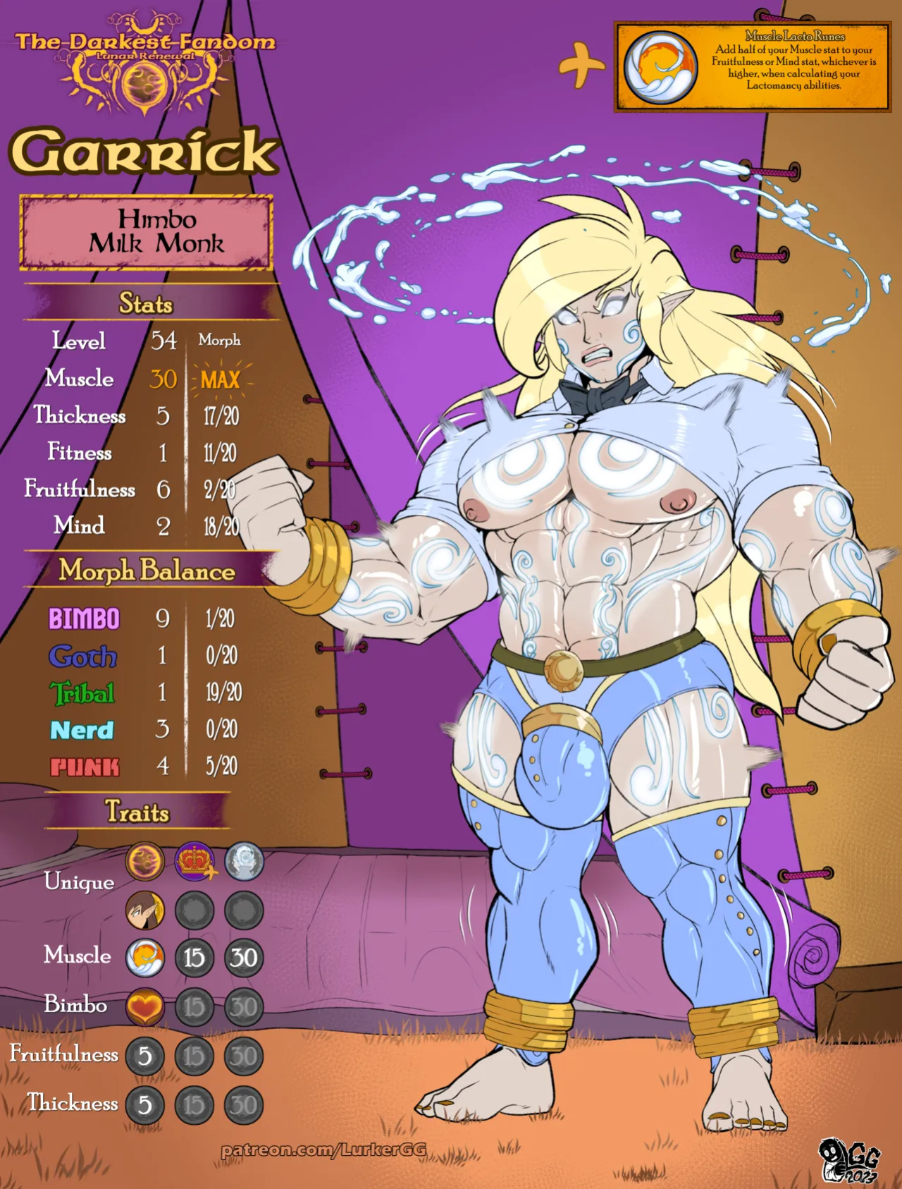 Darkest Fandom Lunar Renewal, Growth Adventure (LurkerGG)