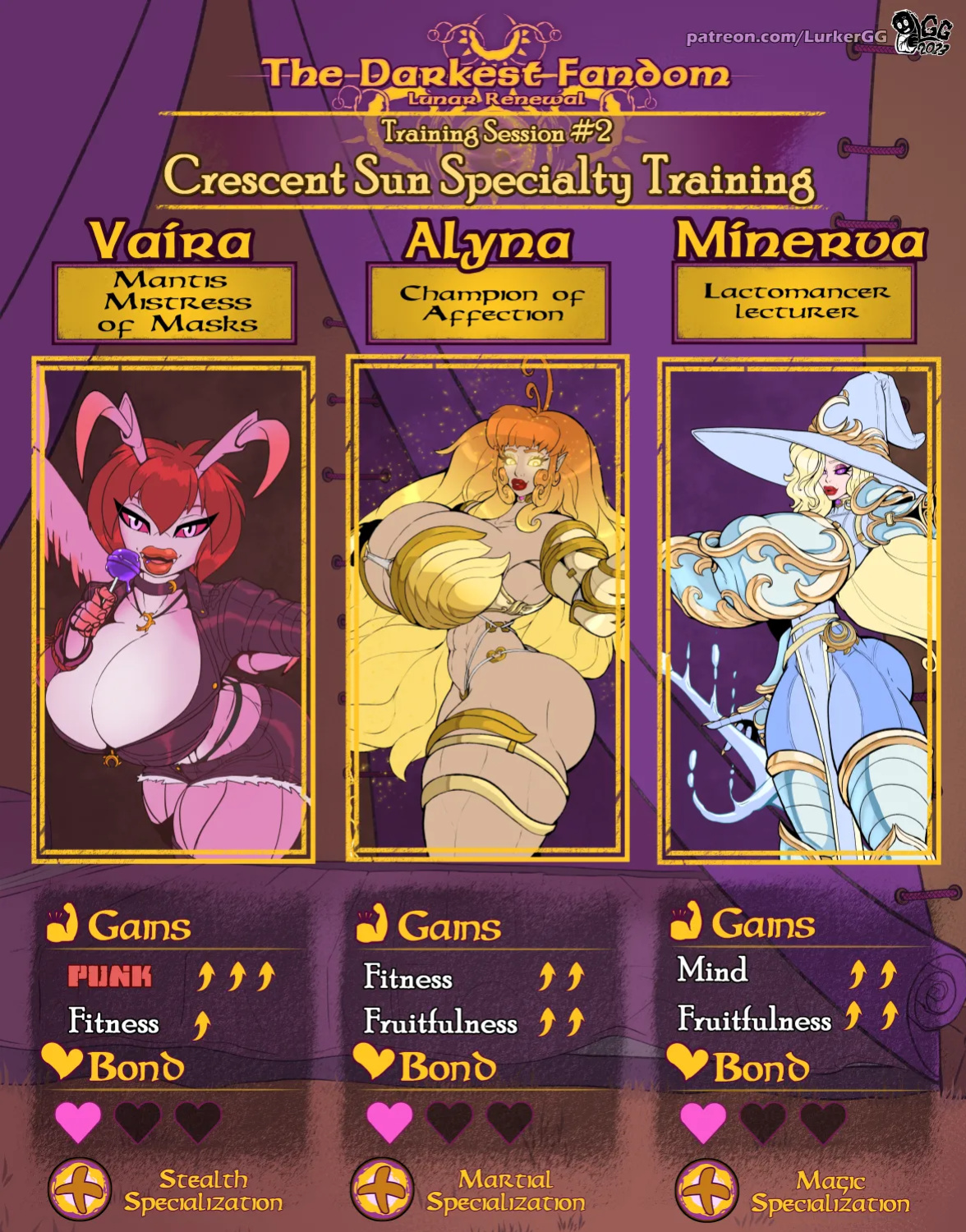 Darkest Fandom Lunar Renewal, Growth Adventure (LurkerGG)