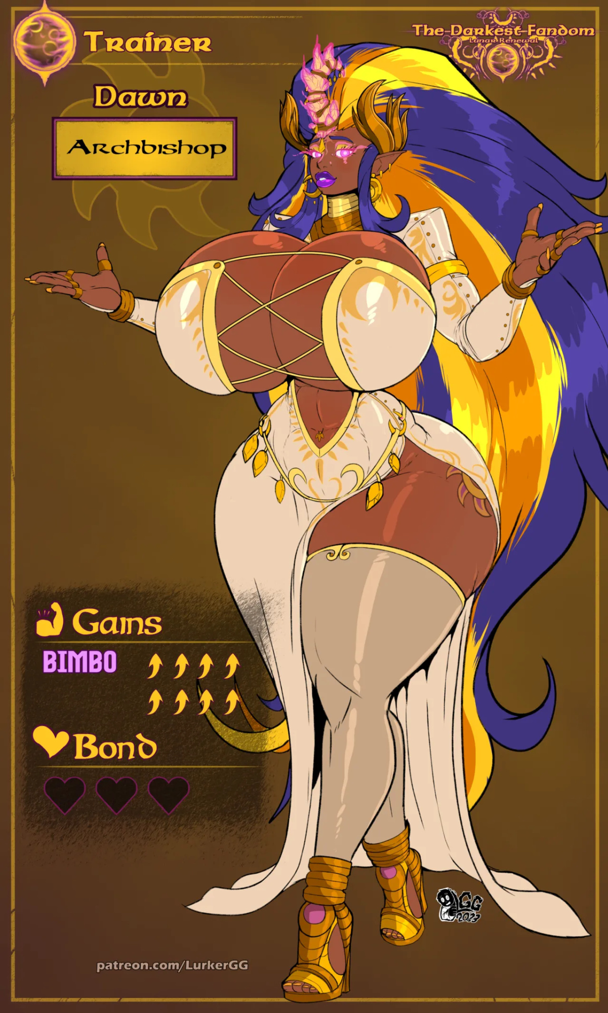Darkest Fandom Lunar Renewal, Growth Adventure (LurkerGG)
