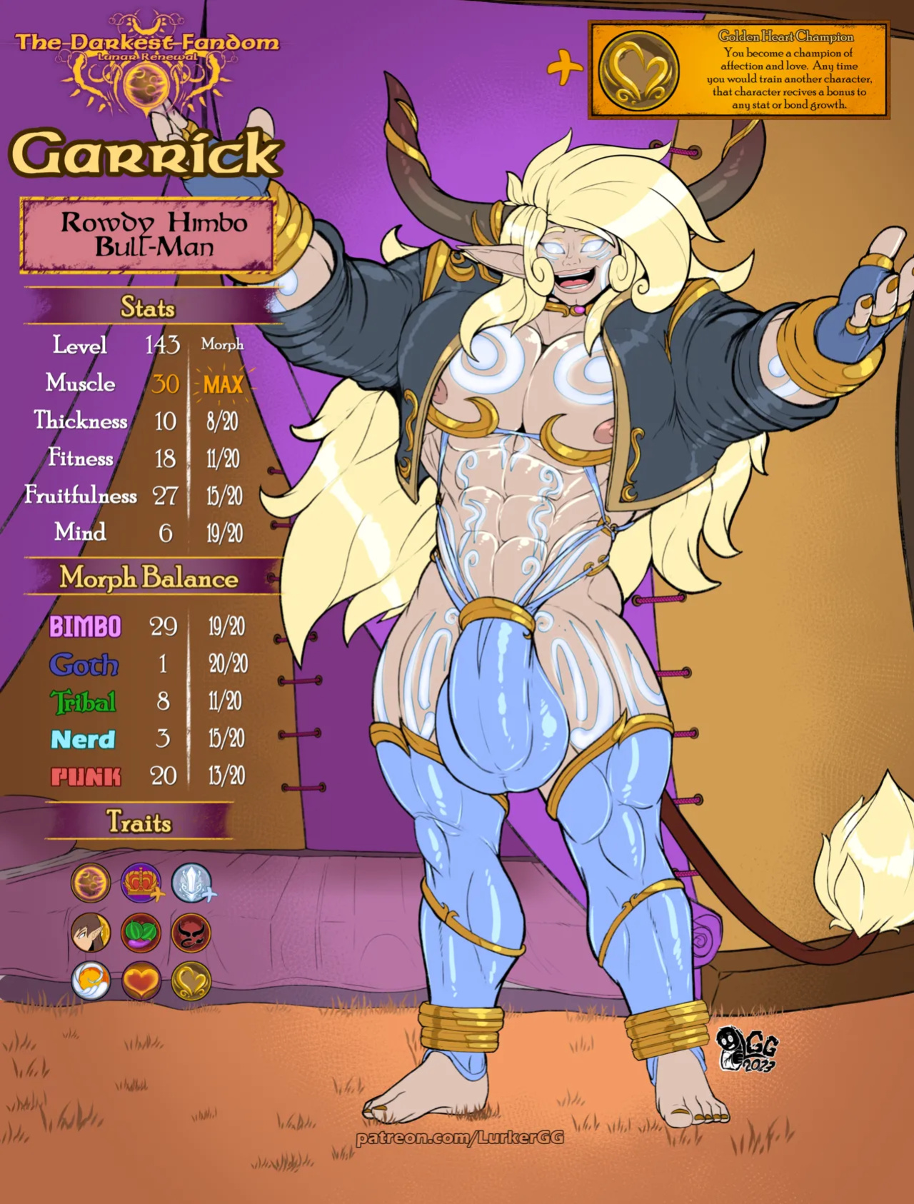 Darkest Fandom Lunar Renewal, Growth Adventure (LurkerGG)