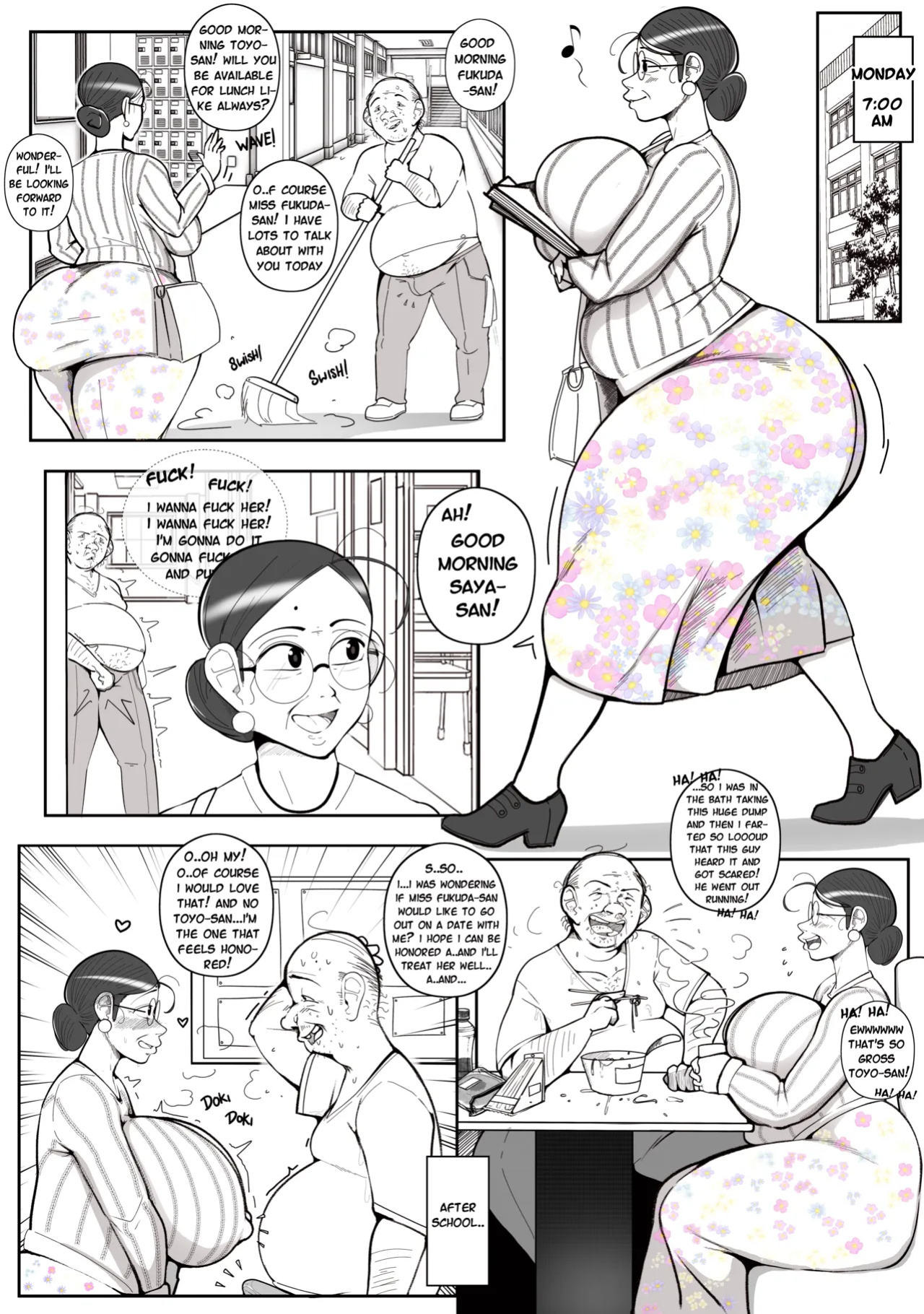 [BitterCream] Kind Teacher Fukuda-San! [Uncensored] (*Page 1-21*)