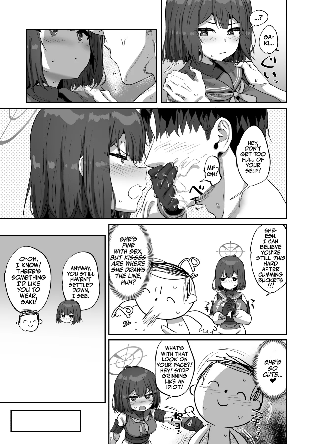 [Hikagemon (Tenpiboshi)] Saki to Iikoto | Sex with Saki (Blue Archive) [Team Rabu2]