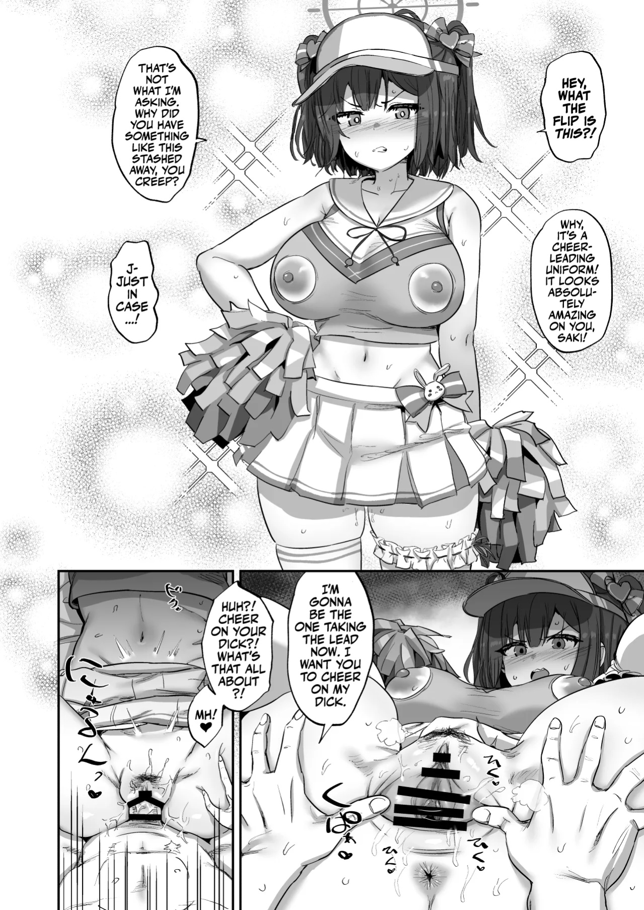 [Hikagemon (Tenpiboshi)] Saki to Iikoto | Sex with Saki (Blue Archive) [Team Rabu2]