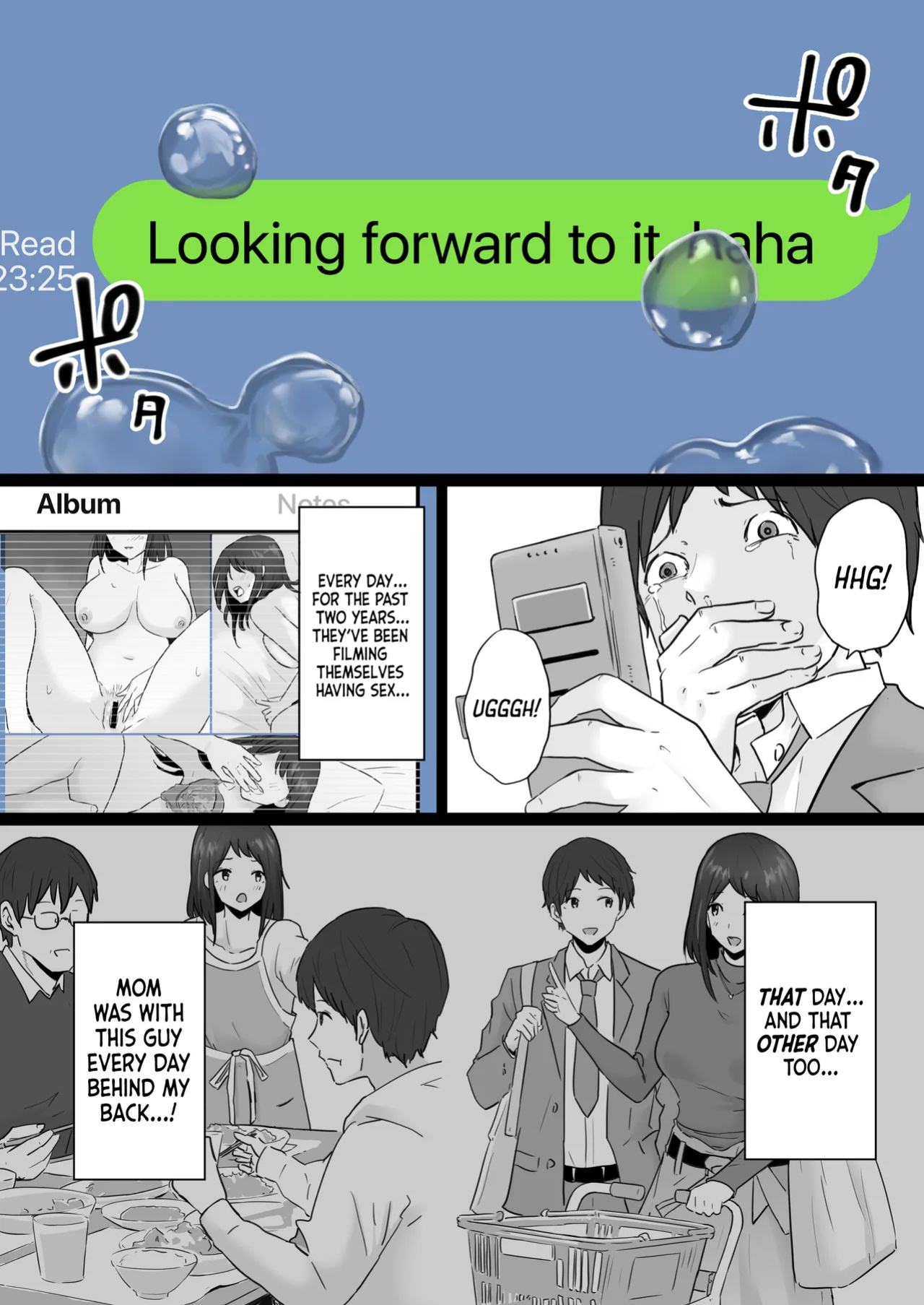 [Watson-dou] Houkai Kazoku -Hahaoya ga Yakuza to no Sex ni Hamatta Hanashi- | Broken Family - A Story About a Mother Who Became Addicted to Sex With a Yakuza [Navajodo]