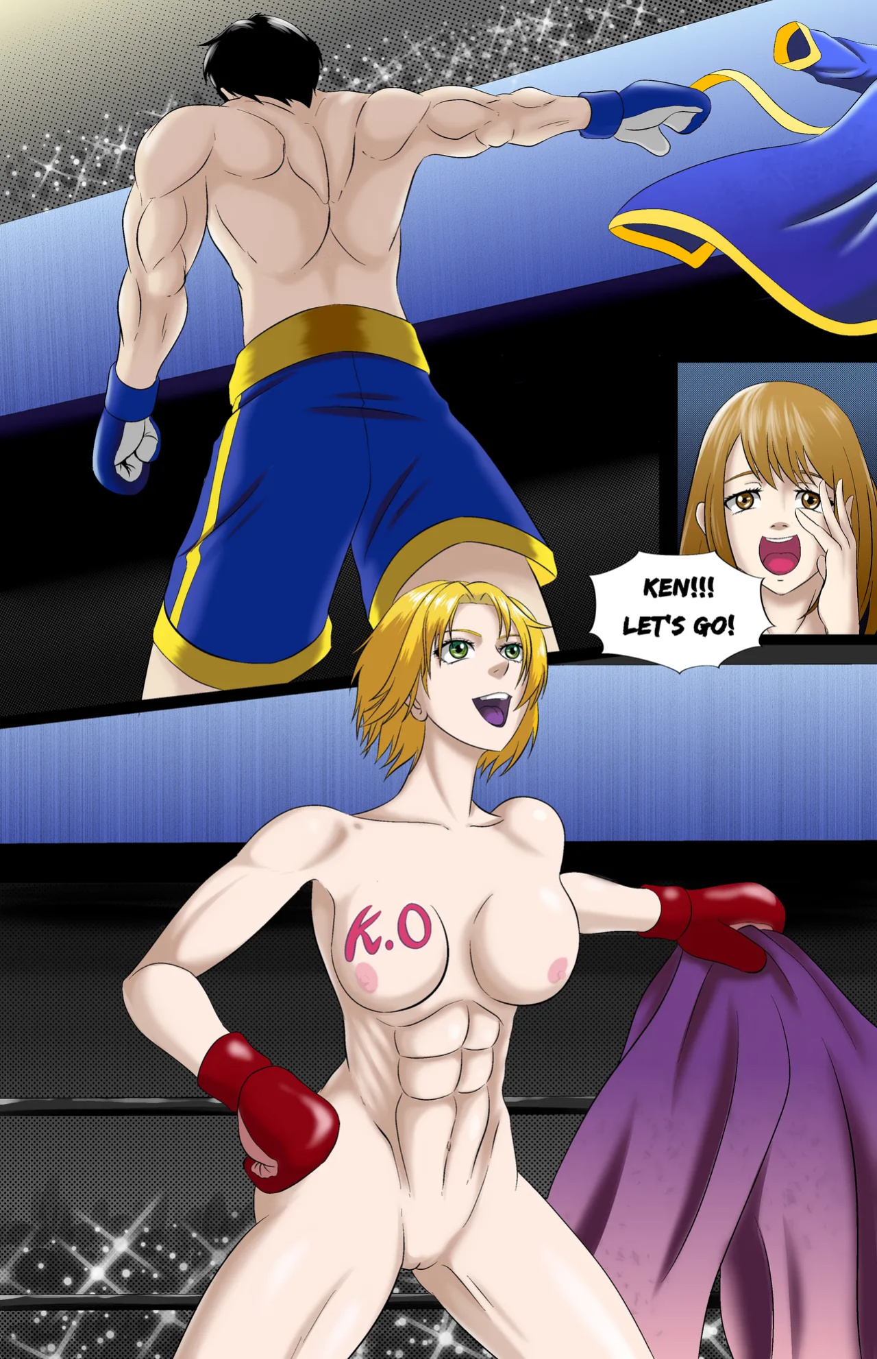 (choutzun) Mix boxing ken vs Tina