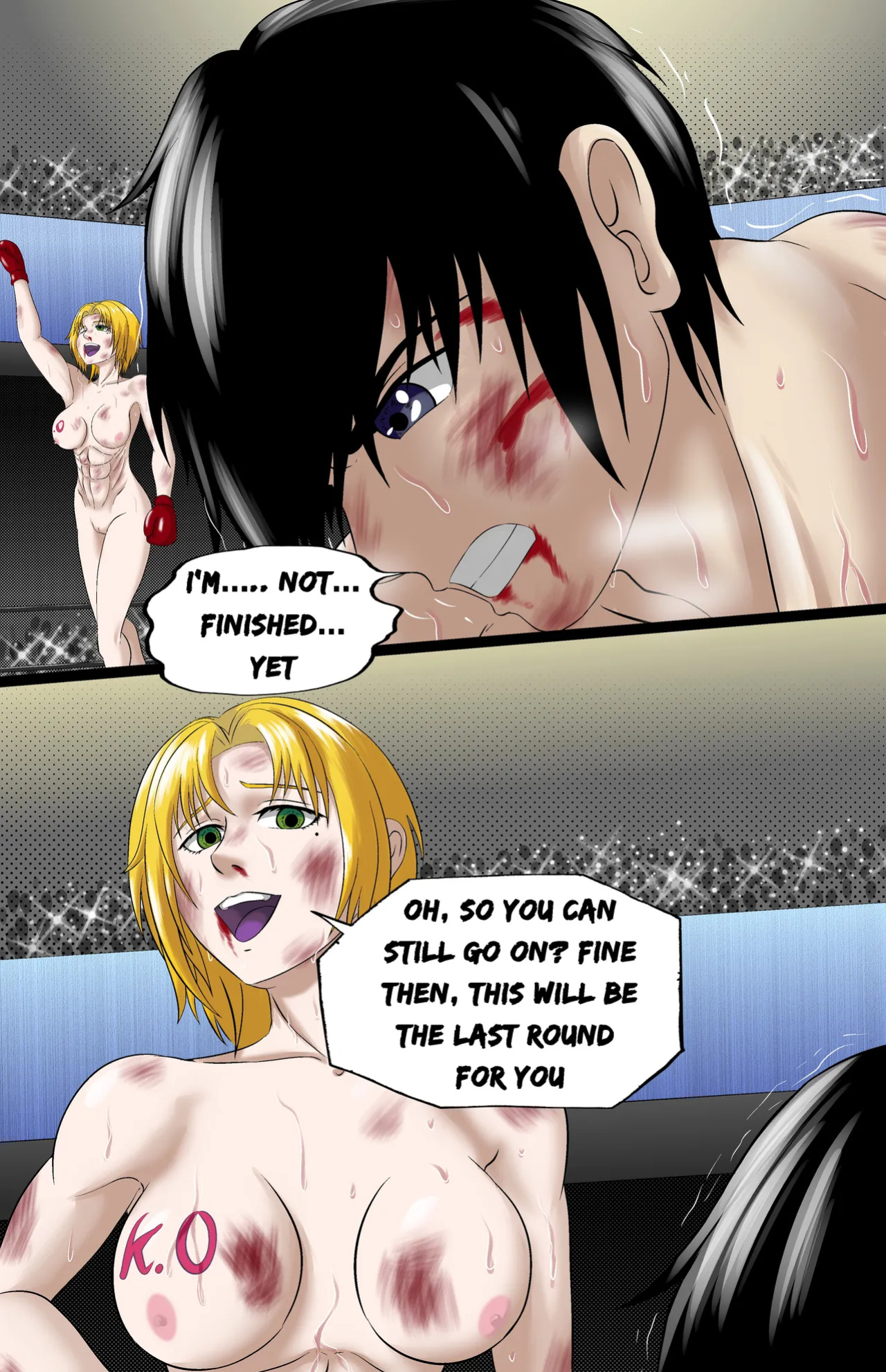 (choutzun) Mix boxing ken vs Tina
