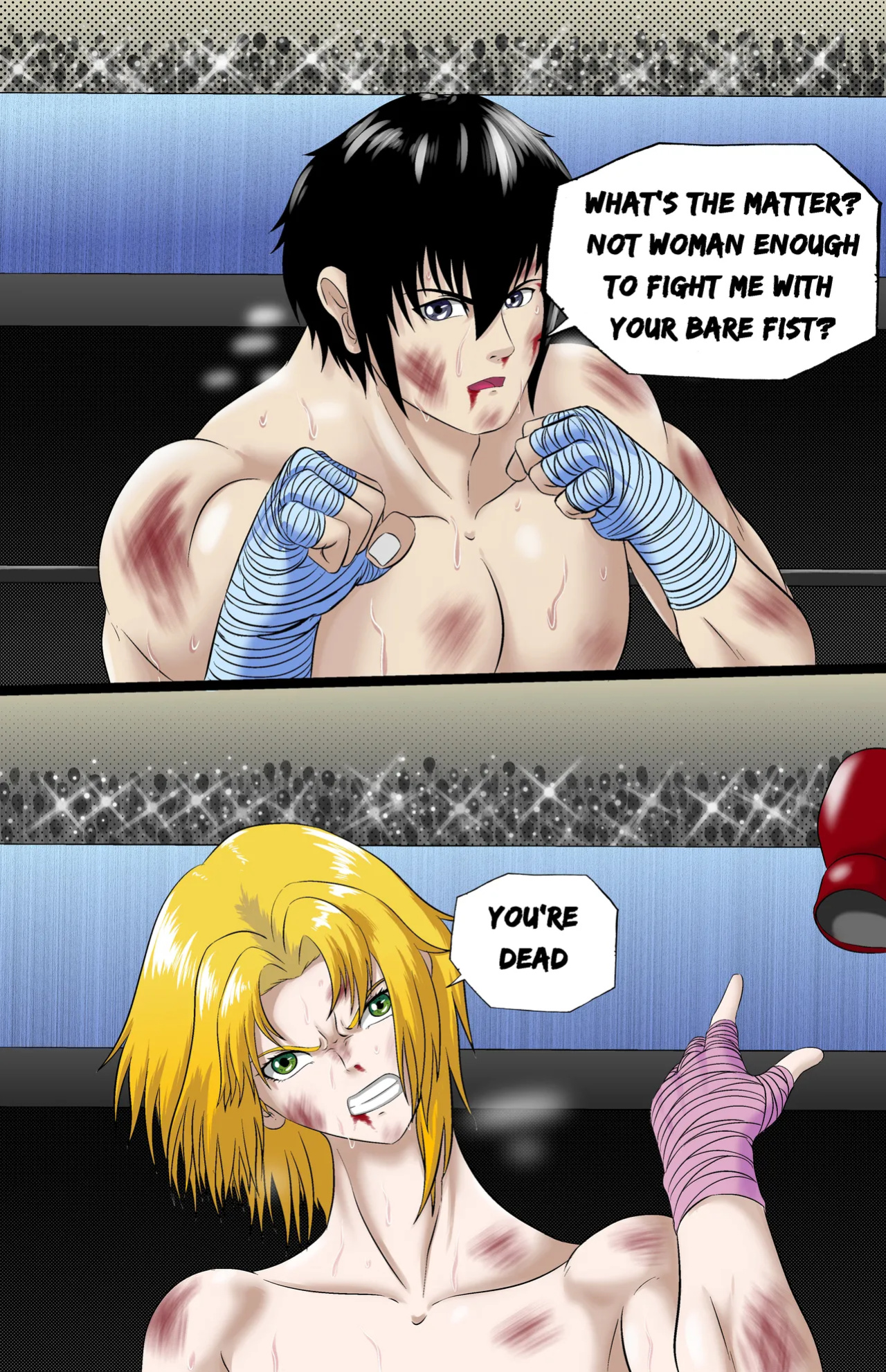 (choutzun) Mix boxing ken vs Tina