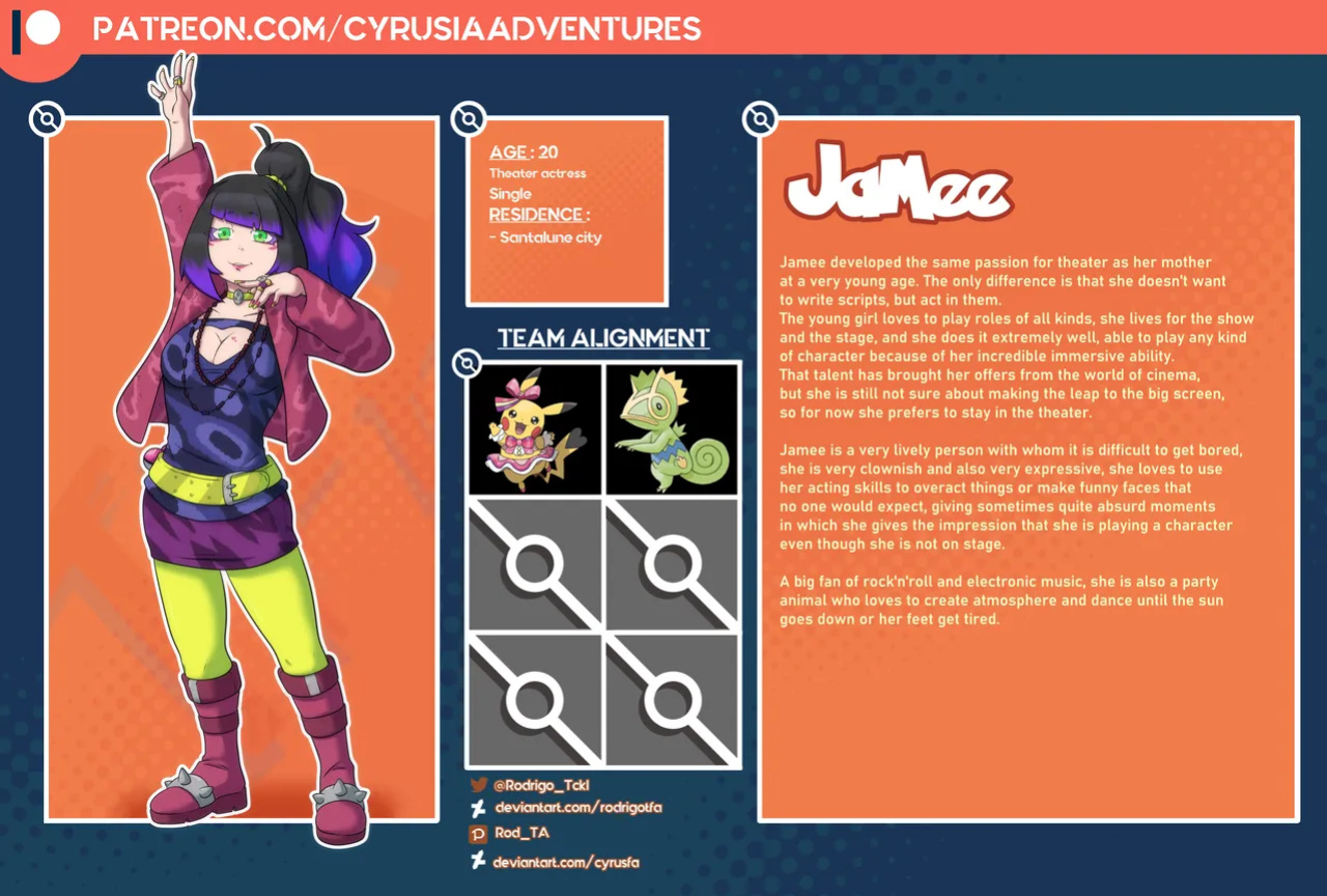 [rodrigotfa] 1. Cyrusia's Adventures / Lore Infos / Character Sheets / Nakomori Familly