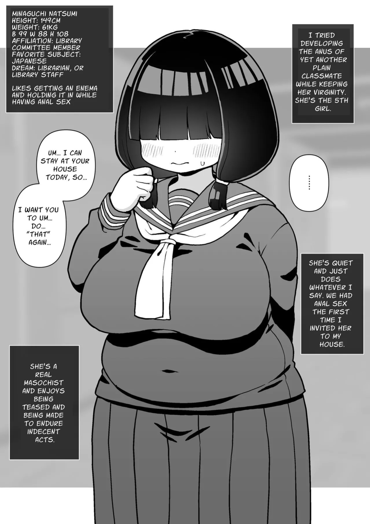 [Surudoiman no Irutokoro (Norihito)] Mob-gao Doukyuusei o Shojo no Mama Anal Kaihatsu shita Hanashi | I Sexually Developed The Anuses Of My Plain Looking Classmates While Leaving Them As Virgins [GGY Translations]