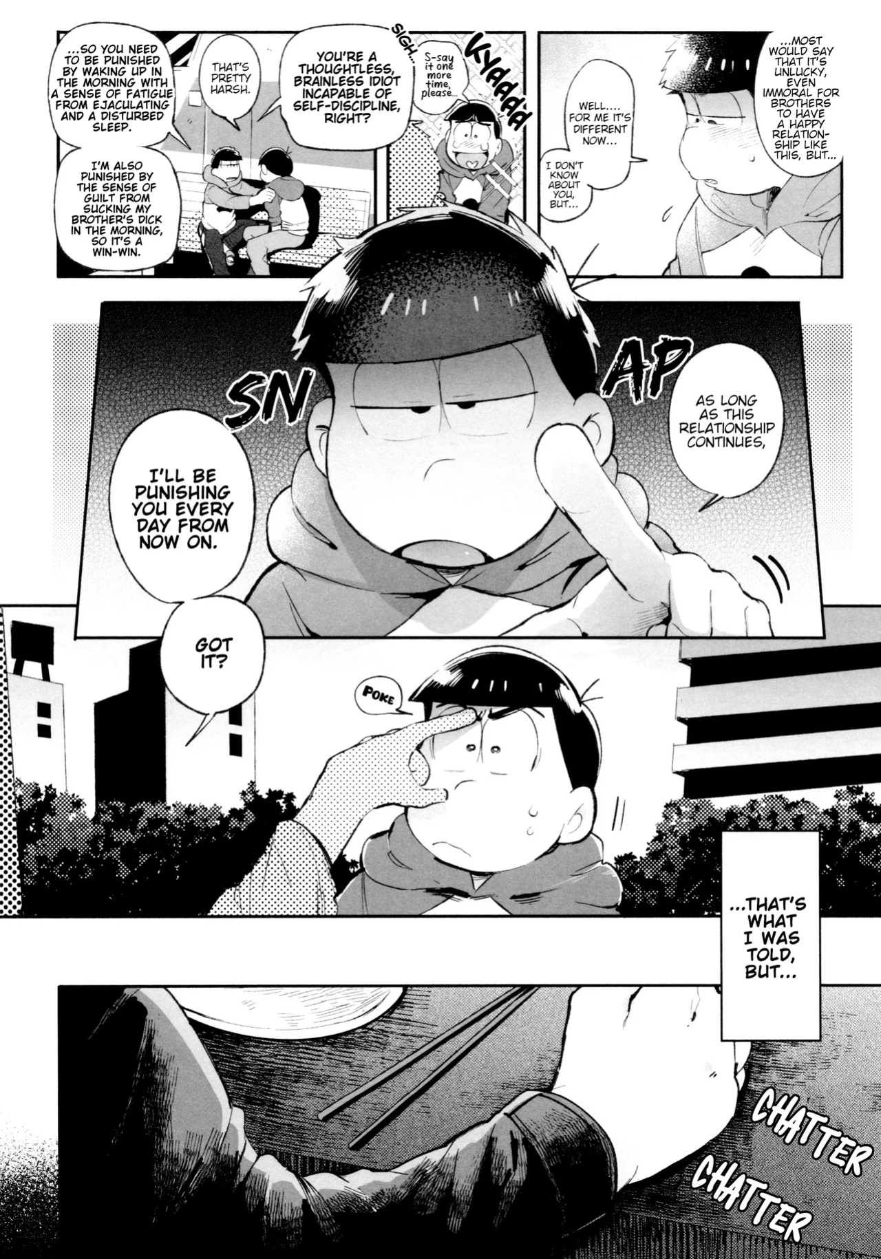 (Kahou wa Nete Matsu 17) [Momoiro-netsuduki (Kisaki Nana)] This Is Our Punishment Theory | Kore ga Bokura no Imashime Riron (Osomatsu-san)