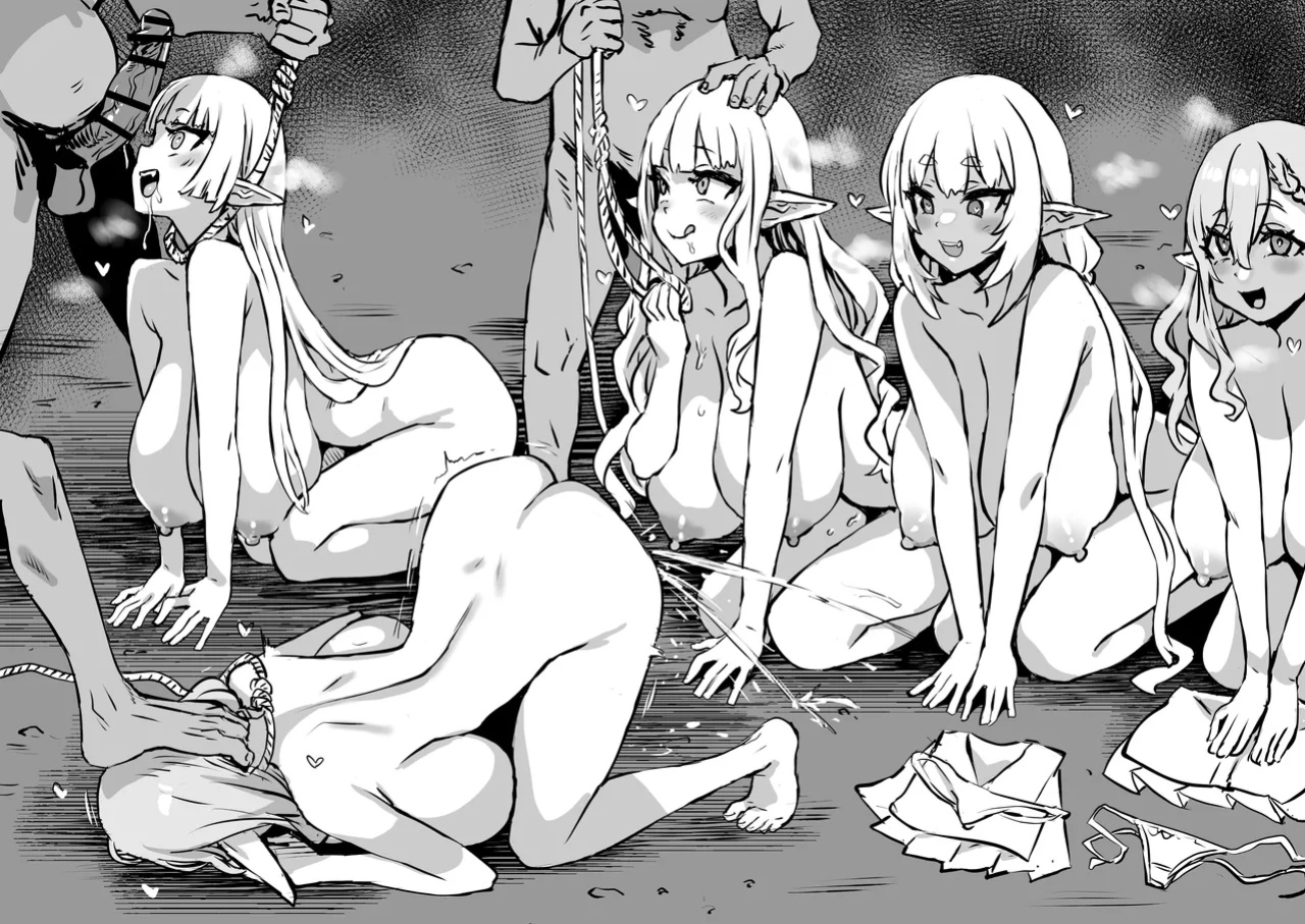 [Asanagi] Goblin Suki Suki Elf Musume | Elf Girls Who Luuuv Goblins 1+2