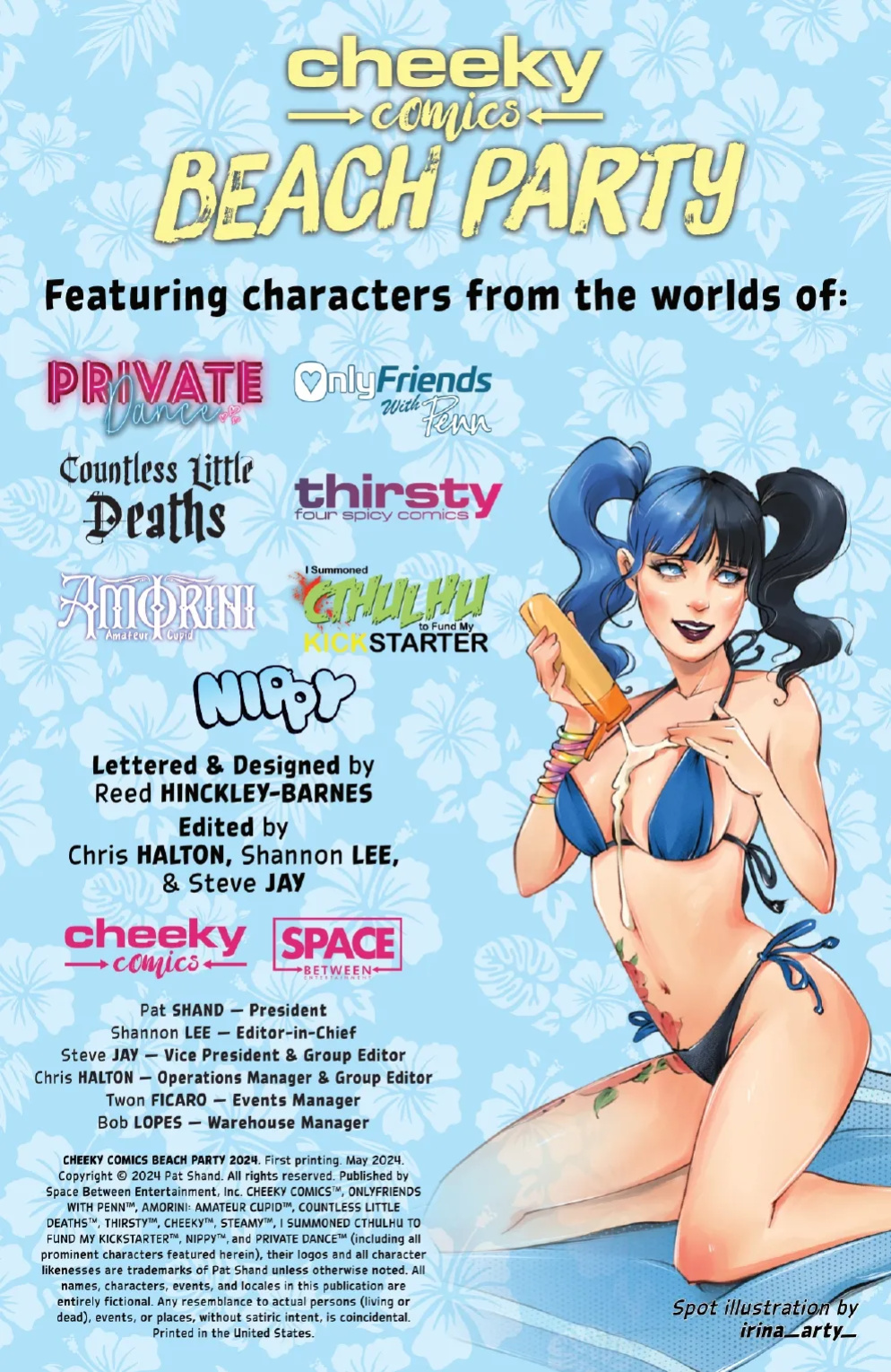 Cheeky Comics Beach Party