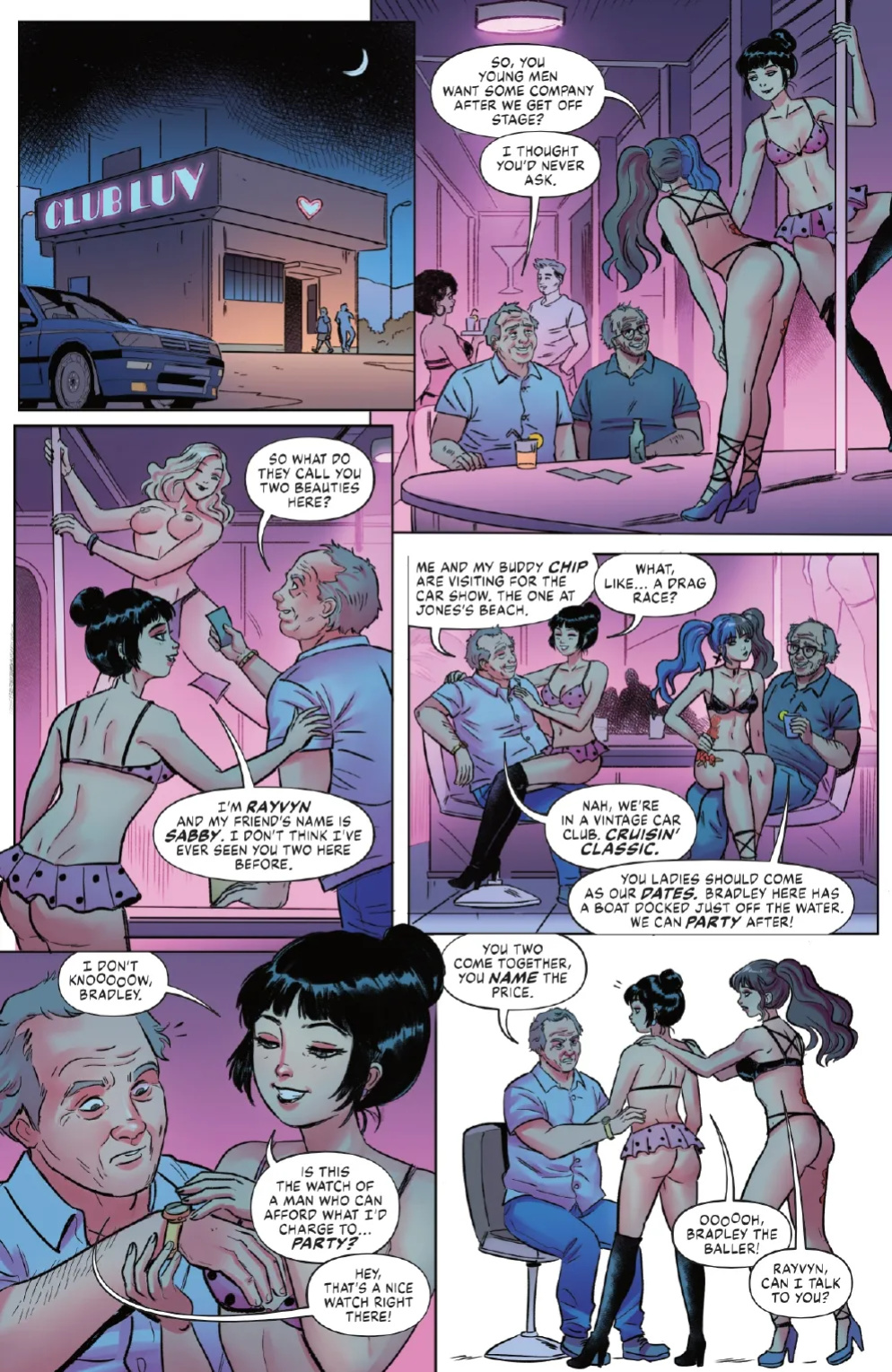Cheeky Comics Beach Party