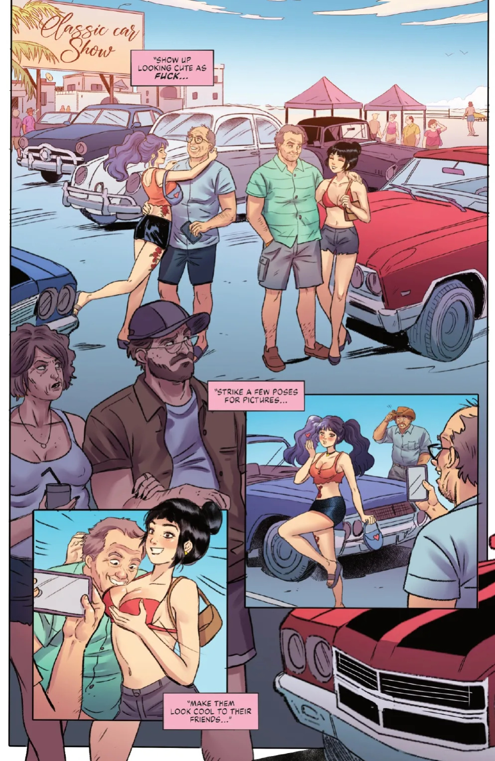 Cheeky Comics Beach Party