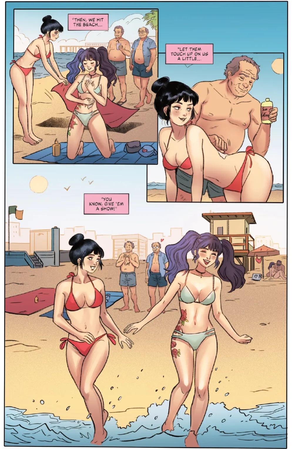Cheeky Comics Beach Party