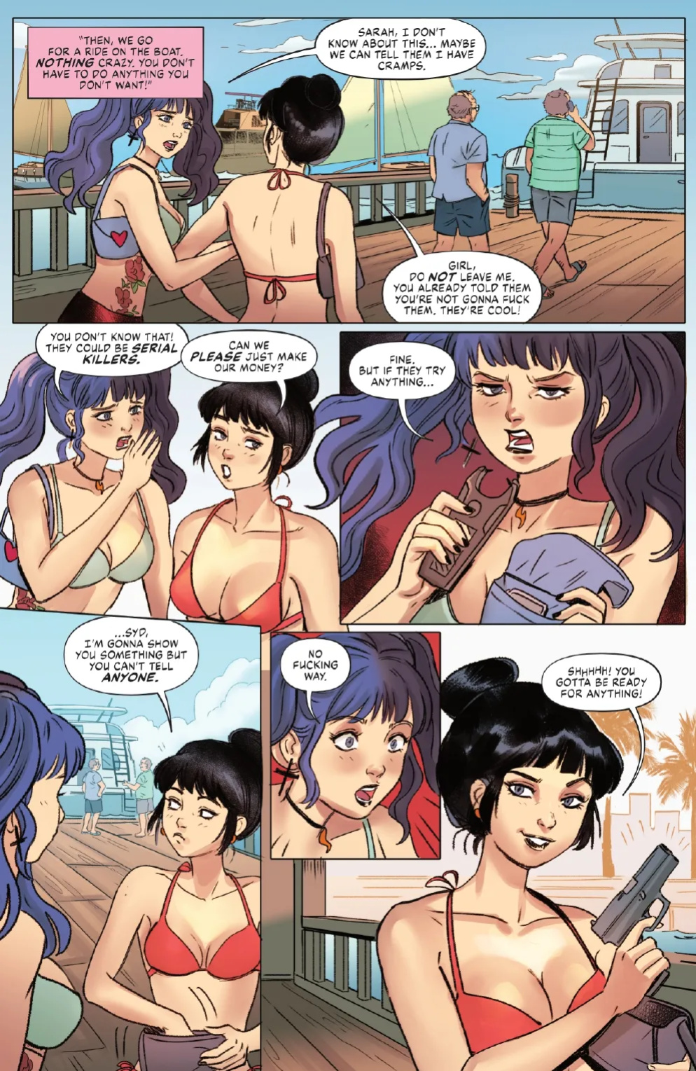 Cheeky Comics Beach Party