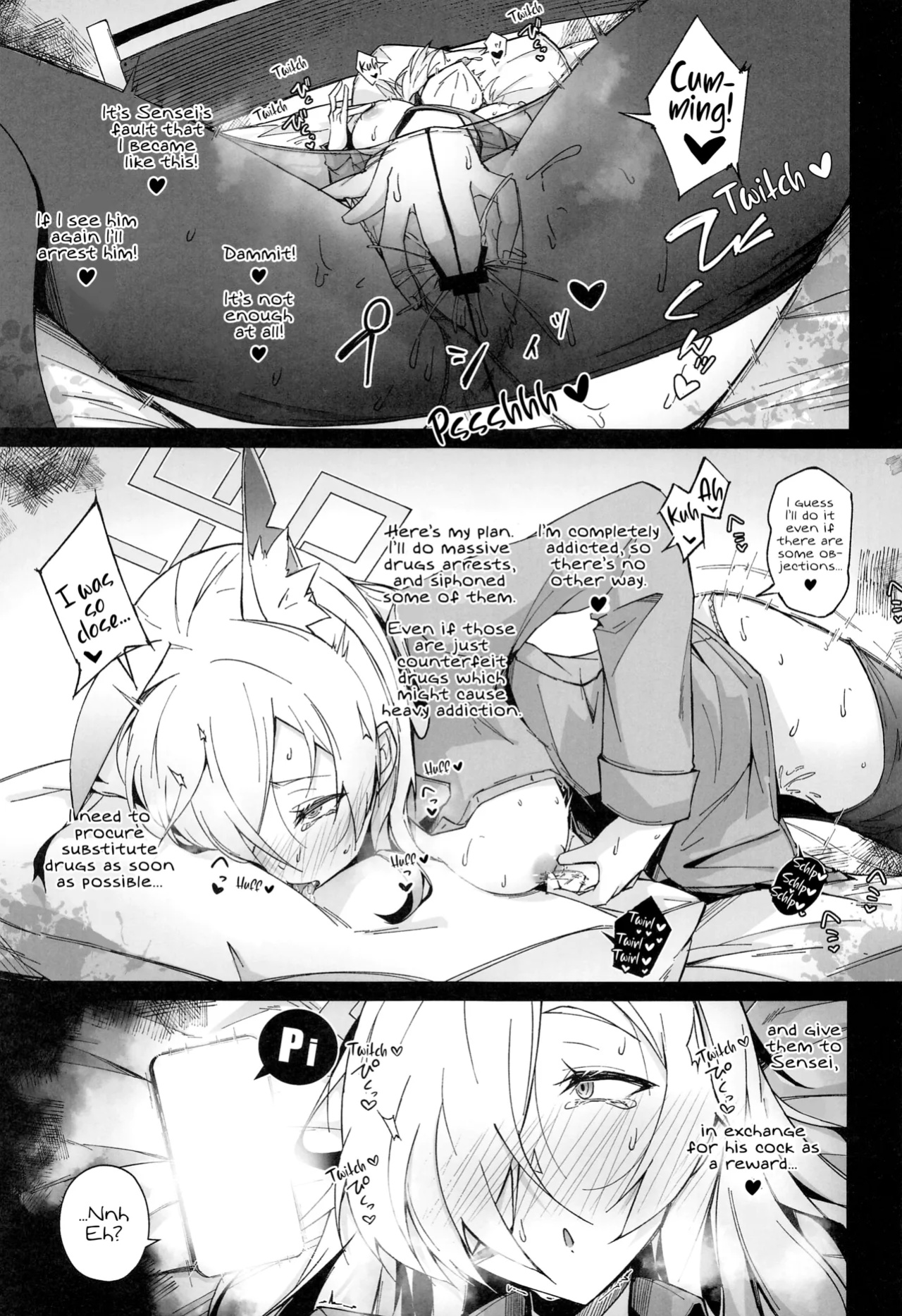 (C103) [eK-SHOP (Tsuizi)] Obedience Aphrodisiac (Blue Archive) [Vivid Rabbit Translation]