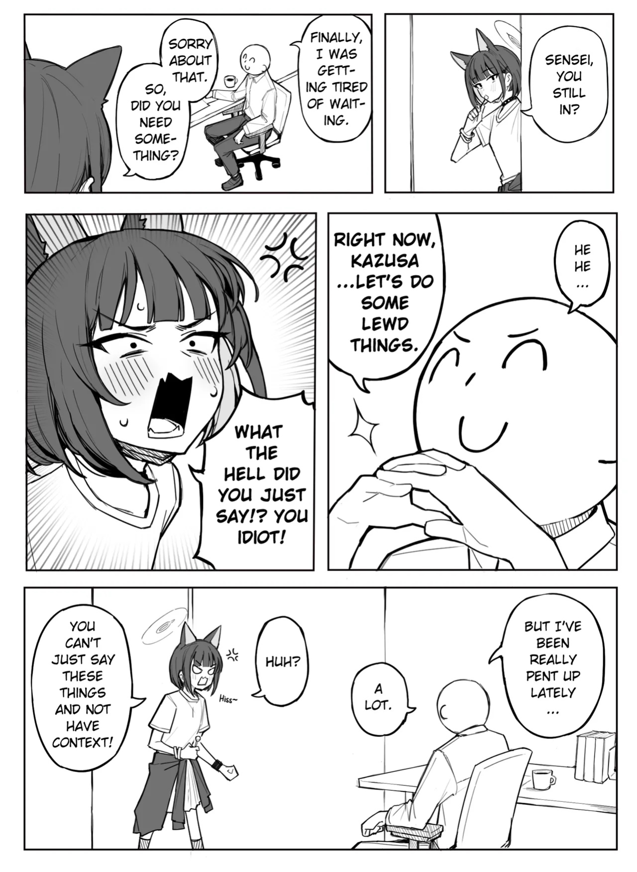[Putama] Lewd Kazuza | Kazusa Ecchi (Blue Archive) [FIIKWID]