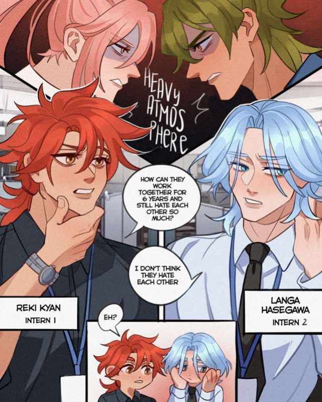 [Miloras] Office au Matchablossom comic