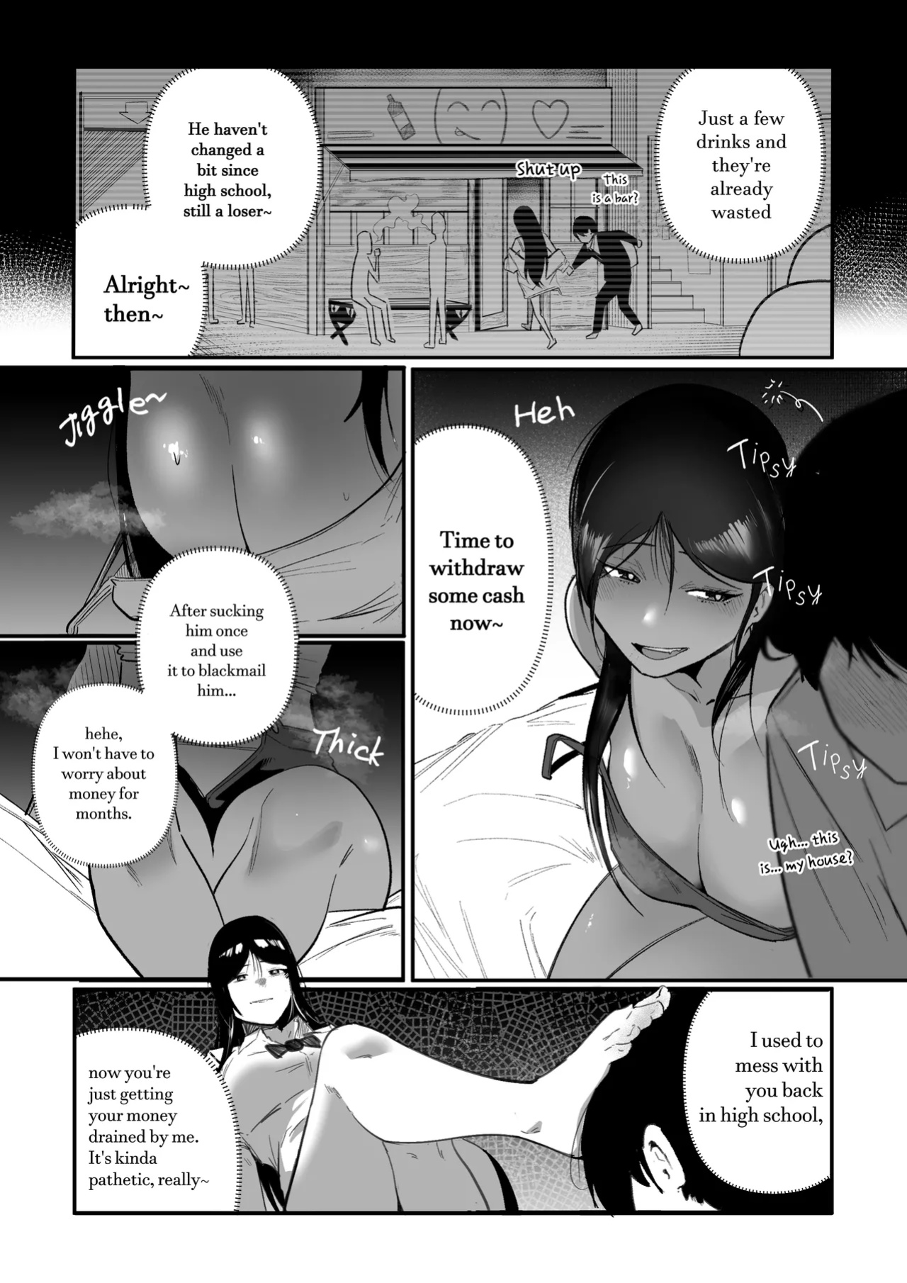 [Boole] Living Together With The Buxom Female Bully!