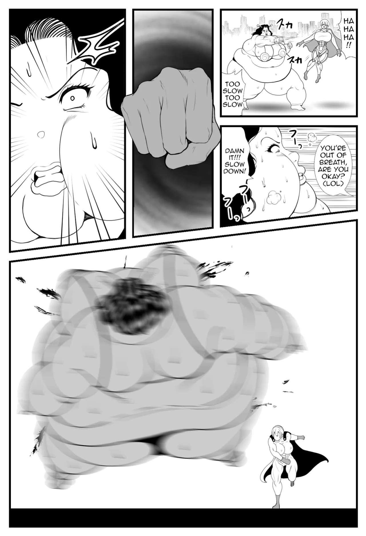 [Nekorondoru (Tokei)] Alien Fatfat VS Superheroine
