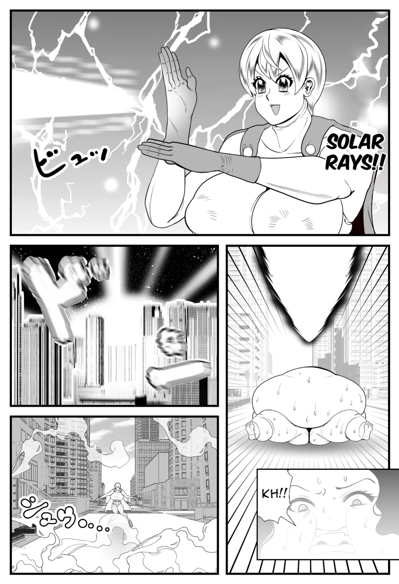 [Nekorondoru (Tokei)] Alien Fatfat VS Superheroine