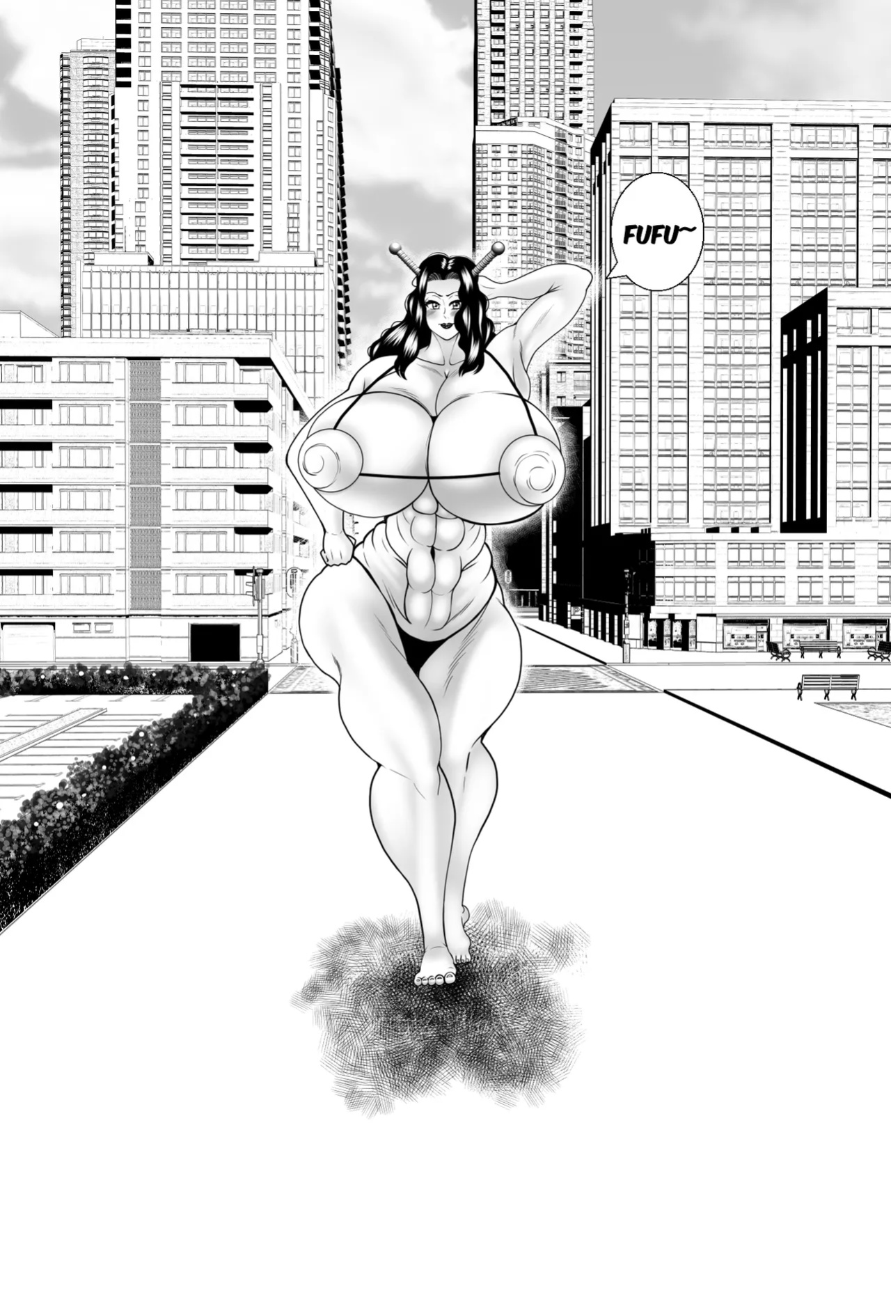 [Nekorondoru (Tokei)] Alien Fatfat VS Superheroine