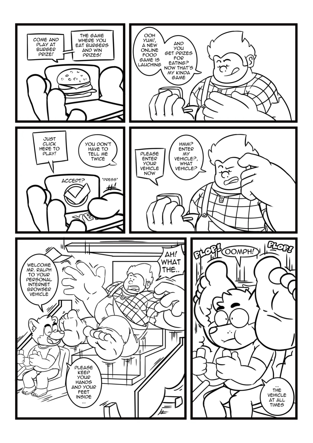 [Cody Wulfy] Tickle Stories #1: Online Mischief