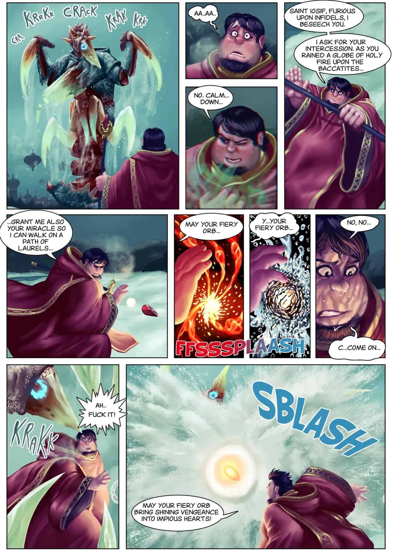 [blazingcheecks] A Dragon, Burning