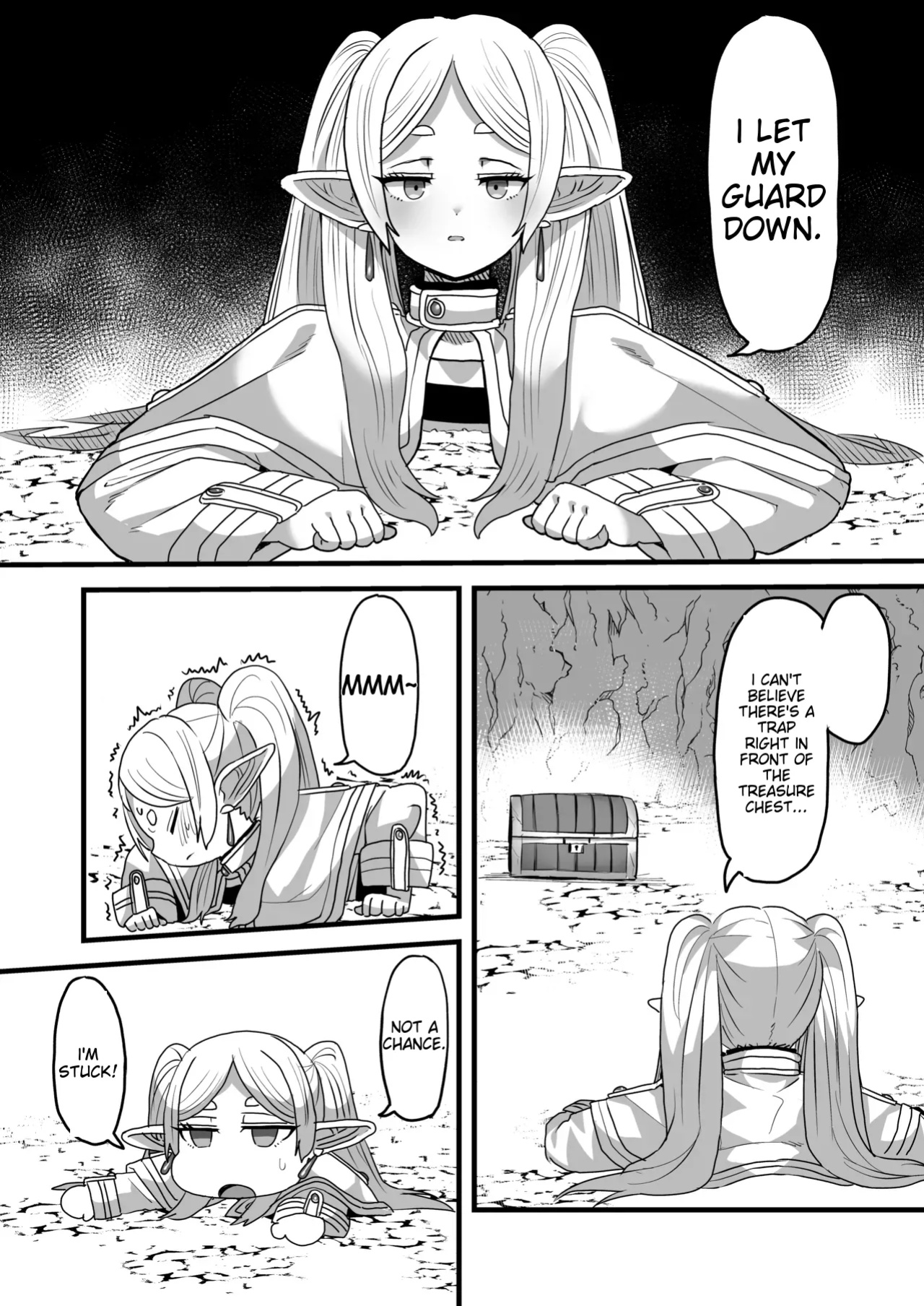 [Sei no mamono (Sema)] Frieren and the Sensory Deprivation Hole (Sousou no Frieren)