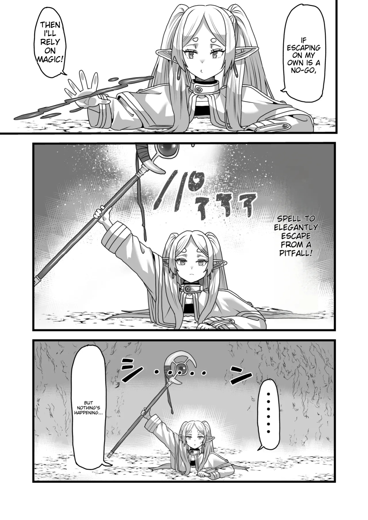 [Sei no mamono (Sema)] Frieren and the Sensory Deprivation Hole (Sousou no Frieren)