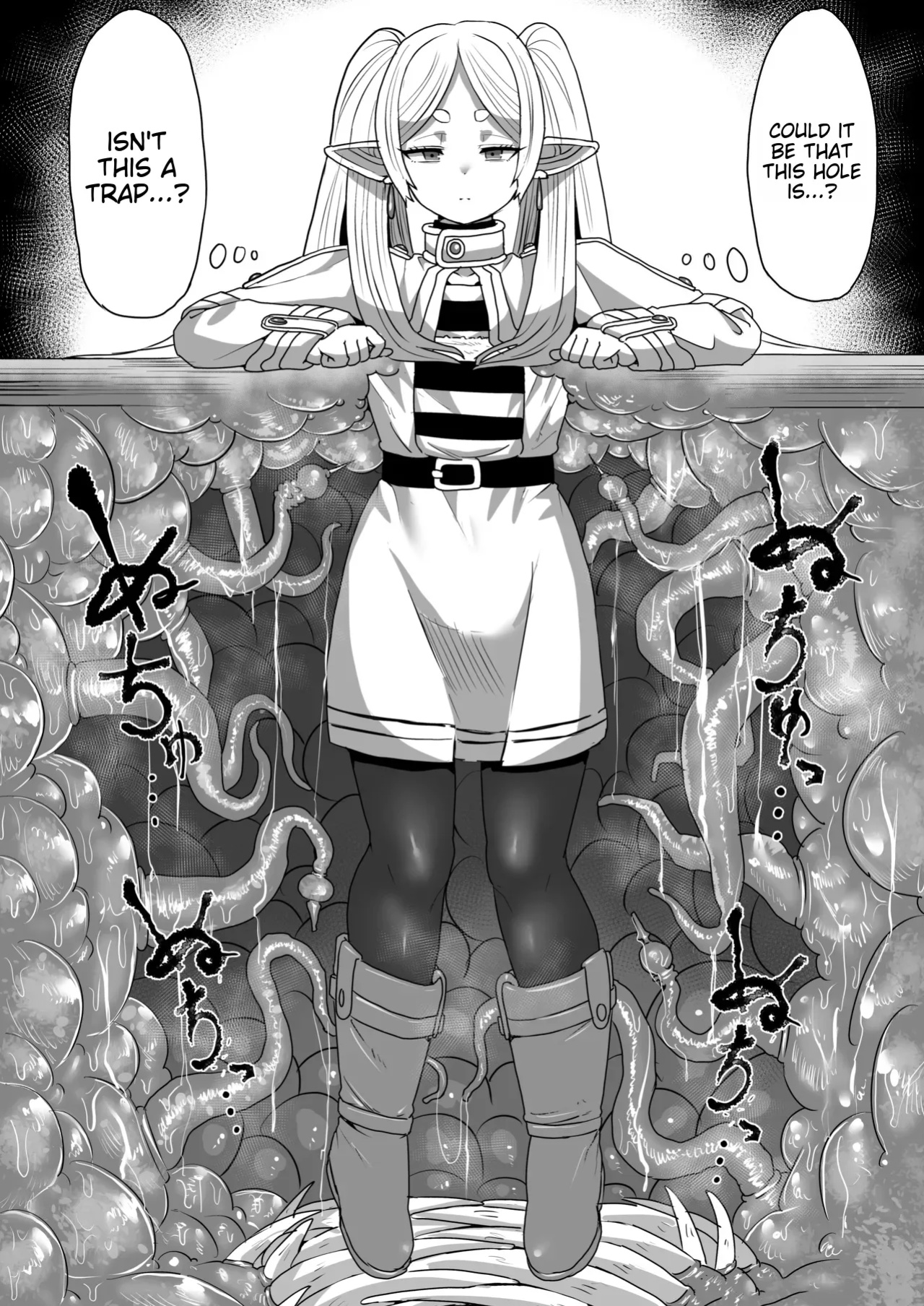 [Sei no mamono (Sema)] Frieren and the Sensory Deprivation Hole (Sousou no Frieren)
